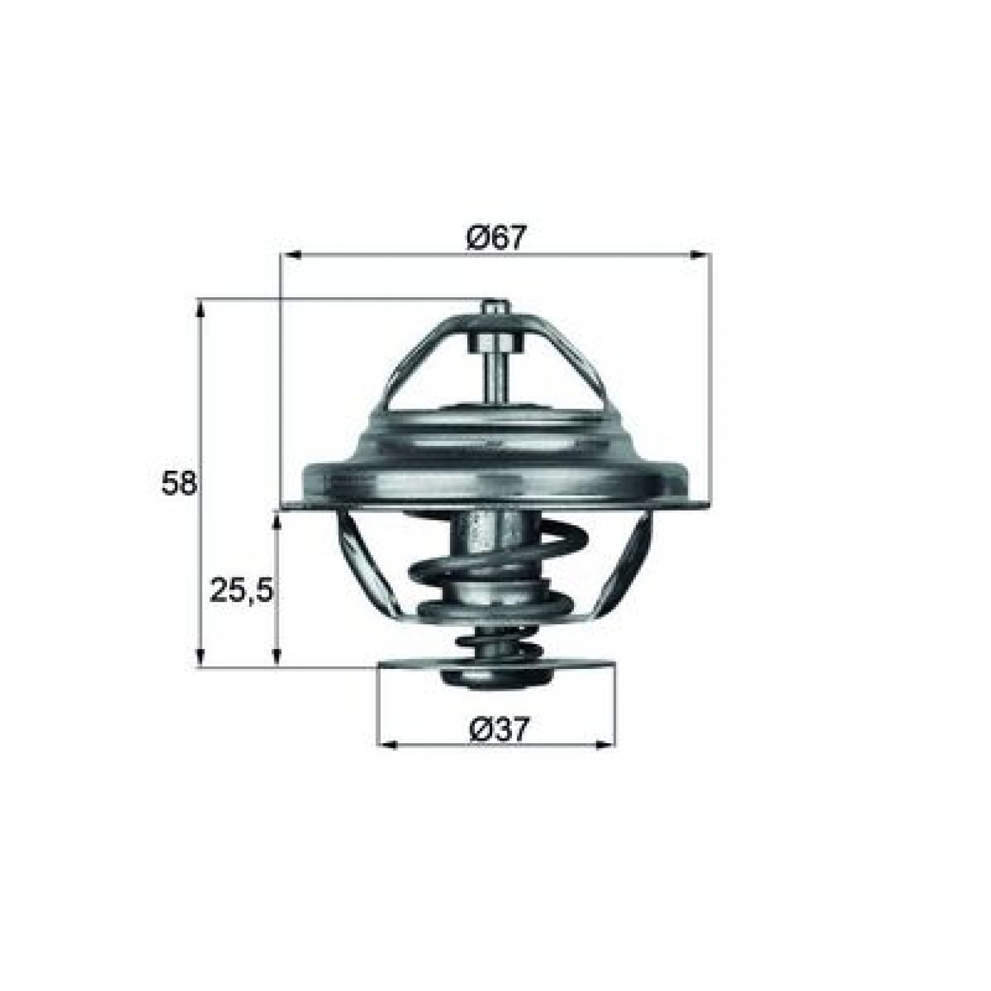 Thermostat, Kühlmittel MAHLE ORIGINAL TX 20 80D