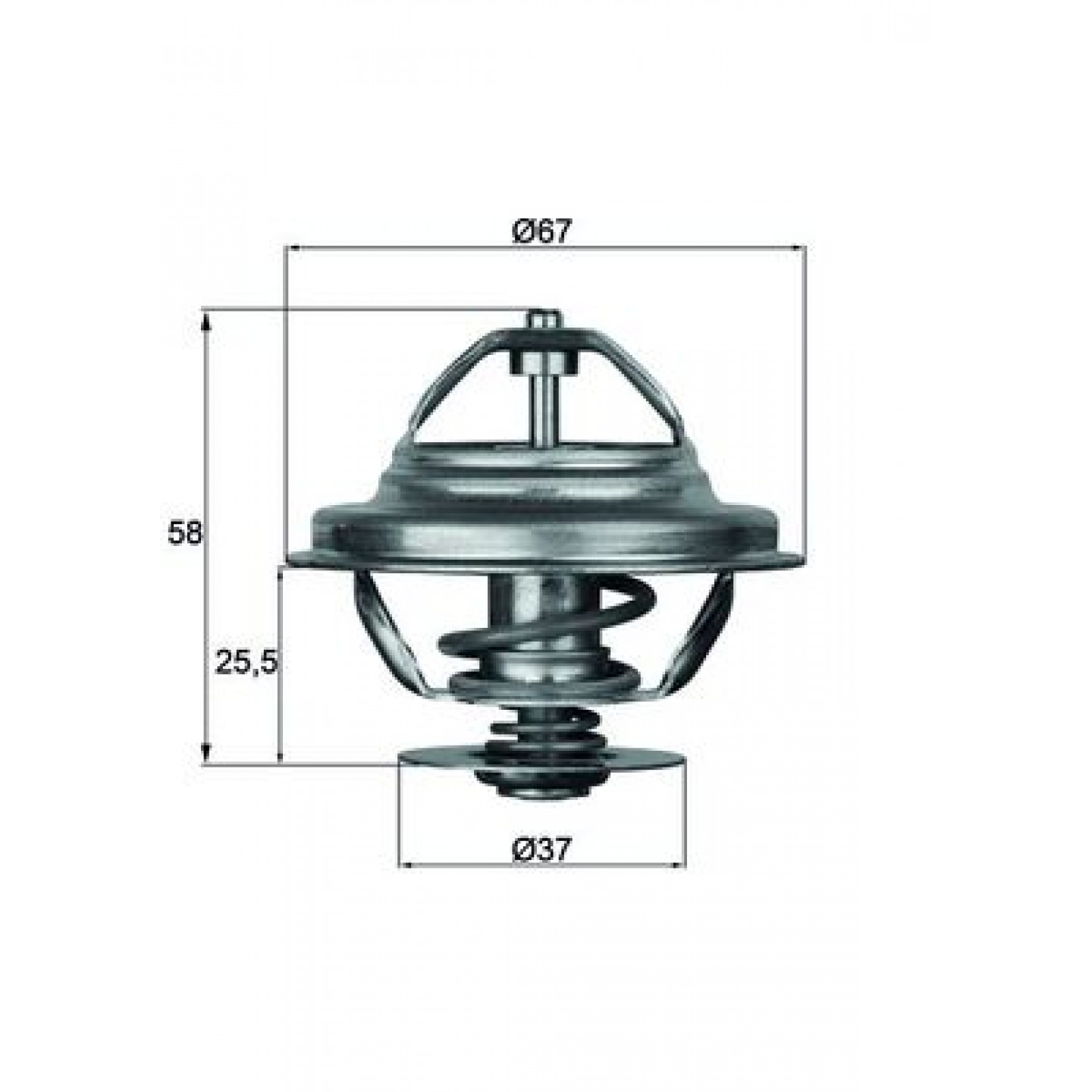 Thermostat, Kühlmittel MAHLE ORIGINAL TX 21 80D