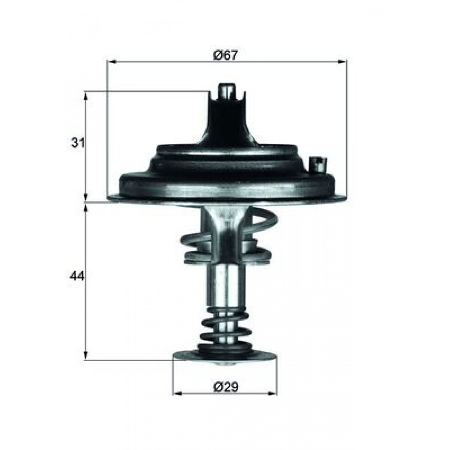 Thermostat, Kühlmittel MAHLE ORIGINAL TX 26 80D1