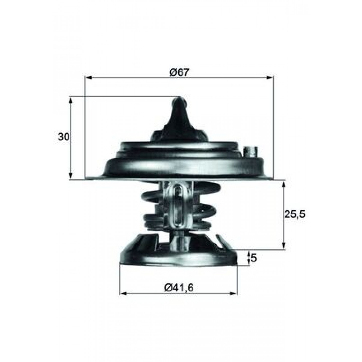 Thermostat, Kühlmittel MAHLE ORIGINAL TX 29 80D