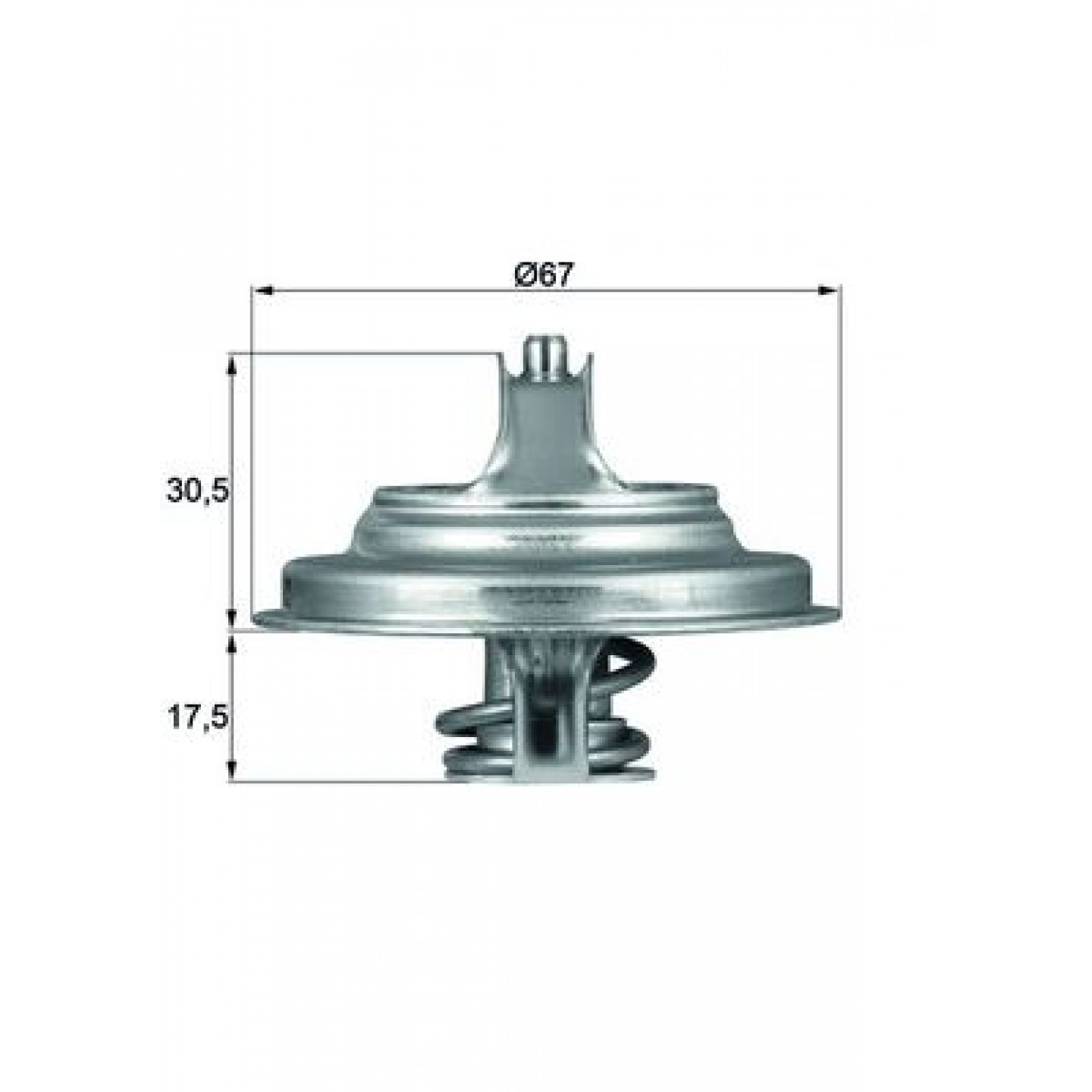 Thermostat, Kühlmittel MAHLE ORIGINAL TX 54 83D