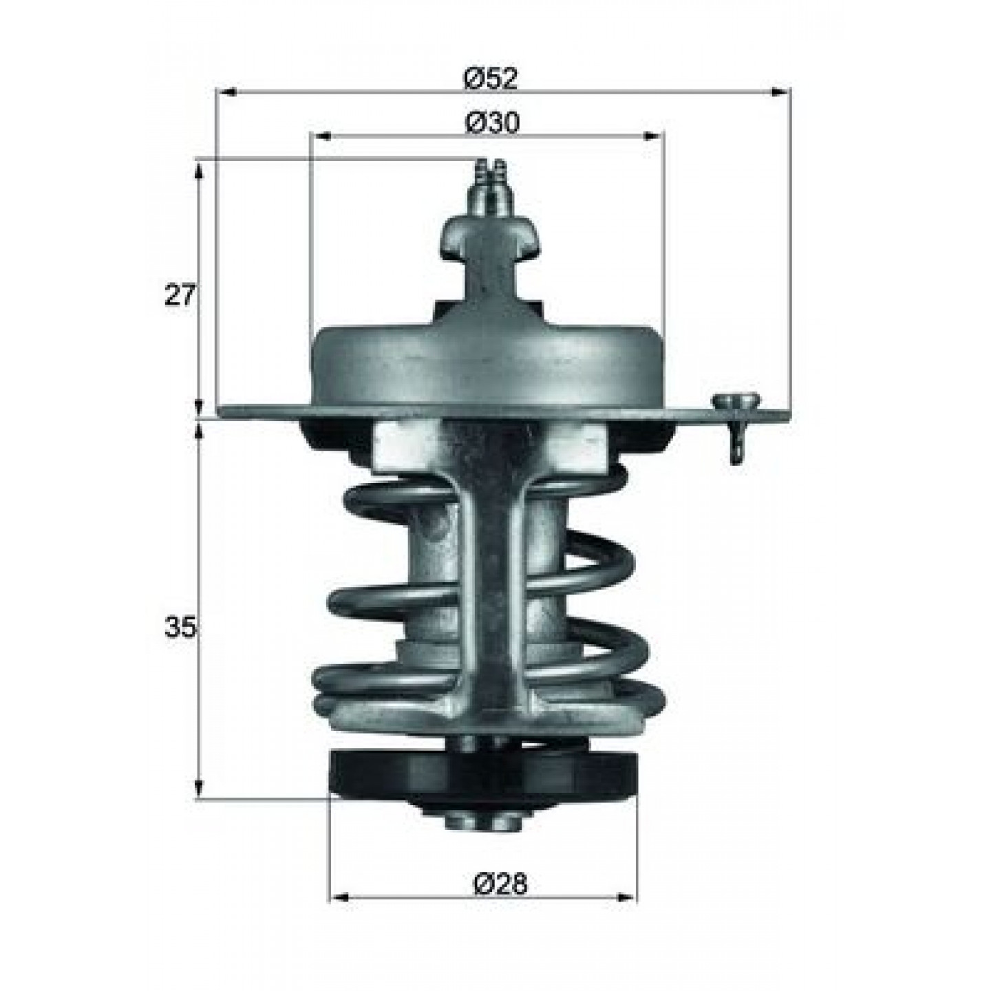 Thermostat, Kühlmittel MAHLE ORIGINAL TX 69 79