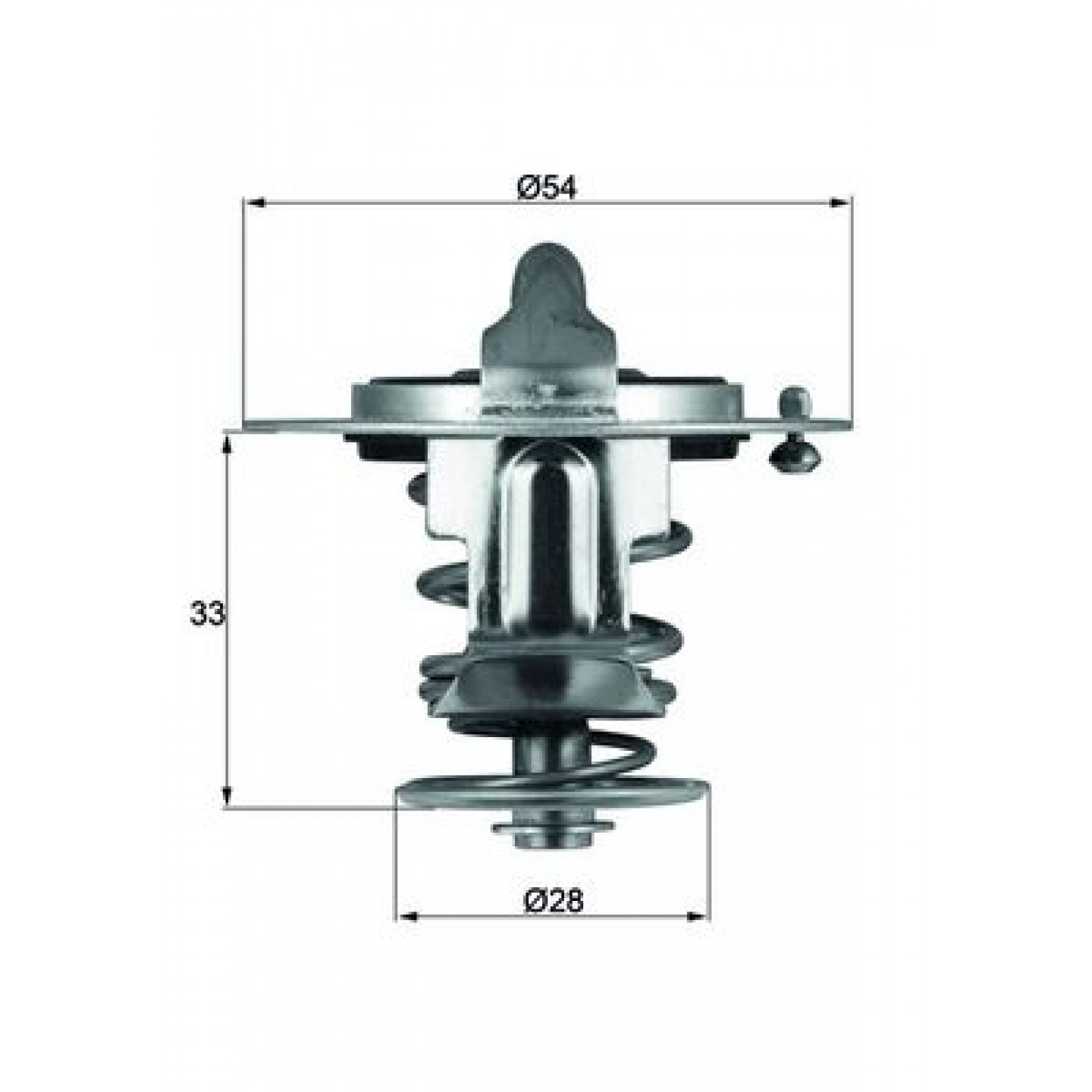 Termostat, chladivo MAHLE ORIGINAL TX 72 85D