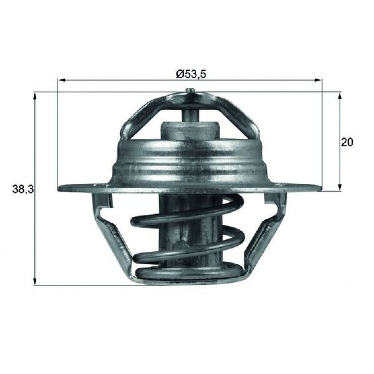Termostat, chladivo MAHLE ORIGINAL TX 88 82D
