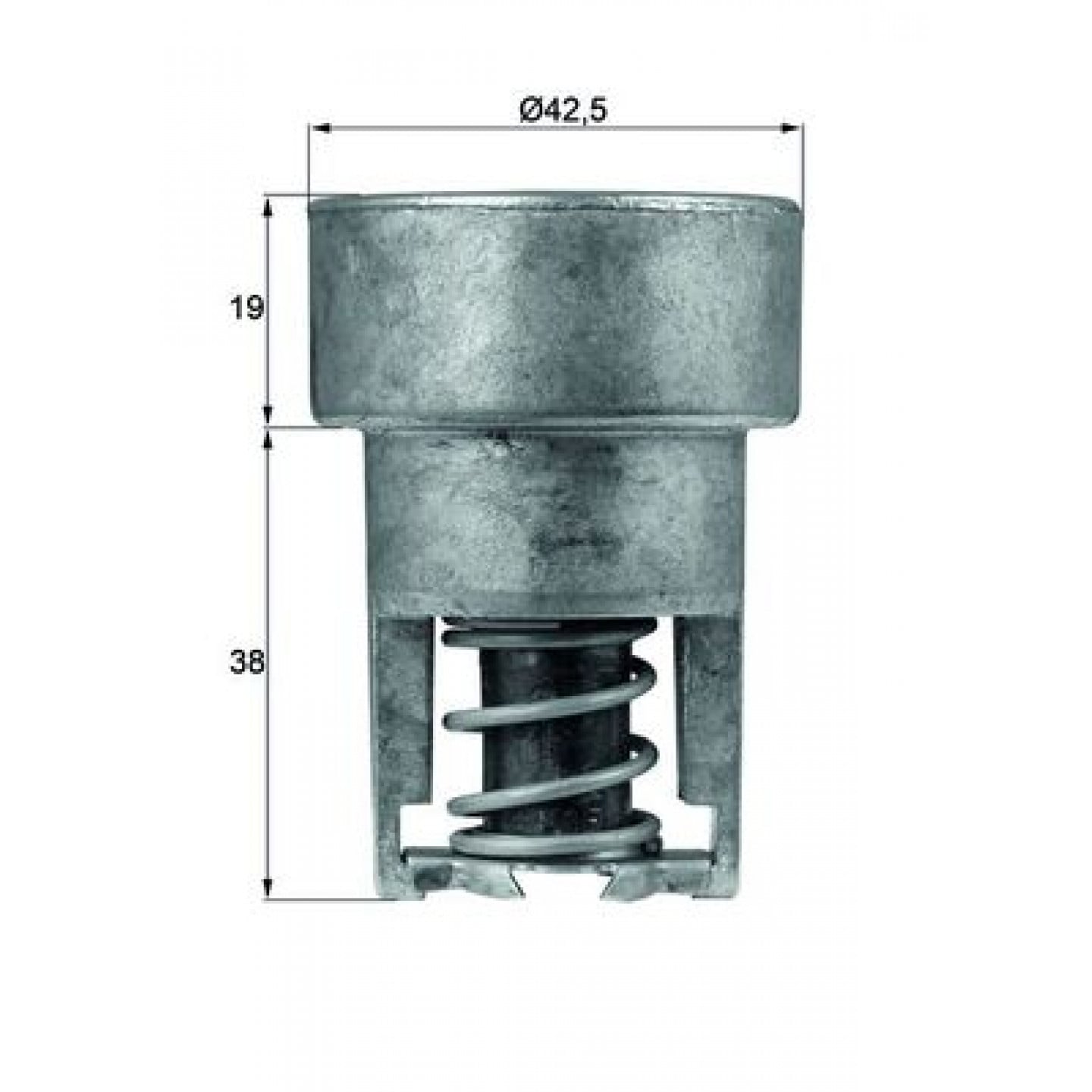 Termostat, środek chłodzący MAHLE ORIGINAL TX 98 82