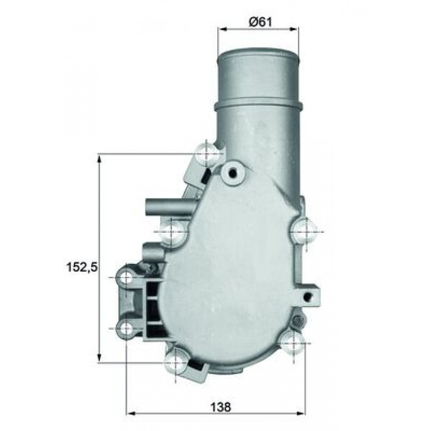 Mahle Original Termostato, Refrigerante Ti 136 84