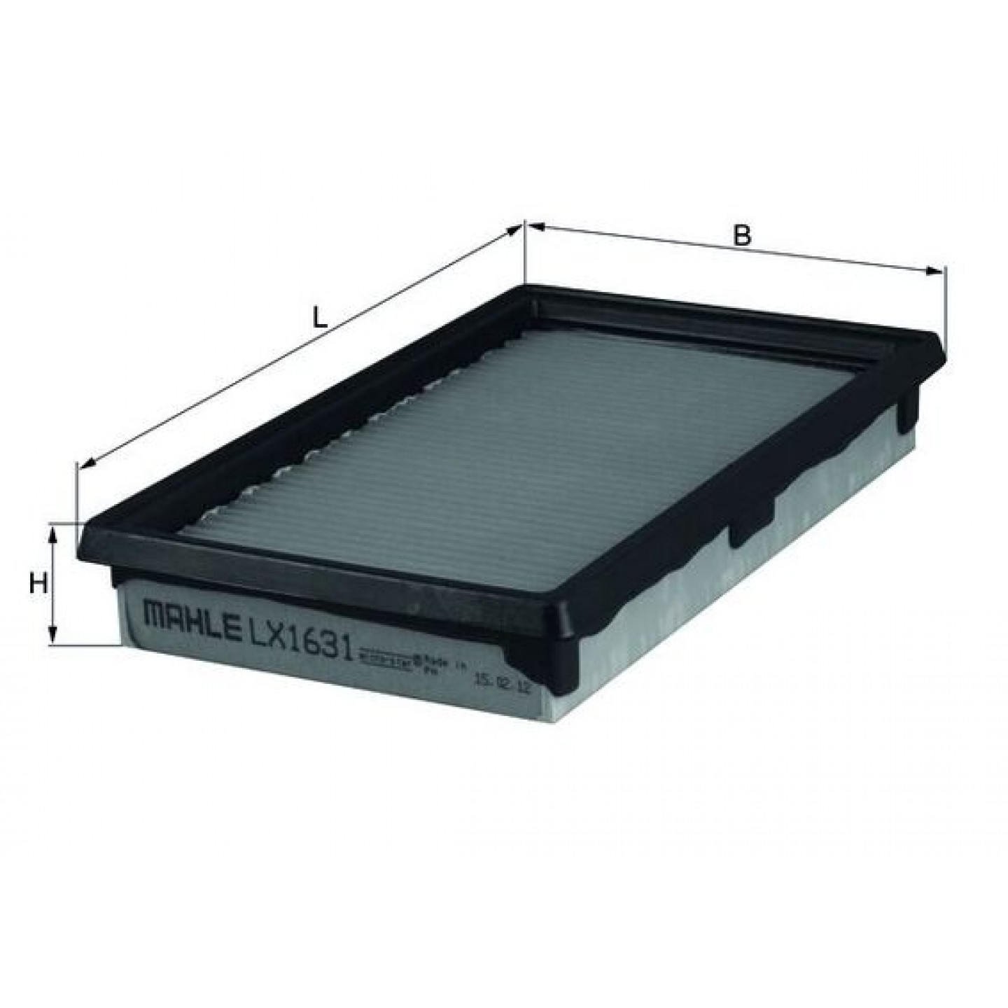 Filtro aria MAHLE ORIGINAL LX 1631