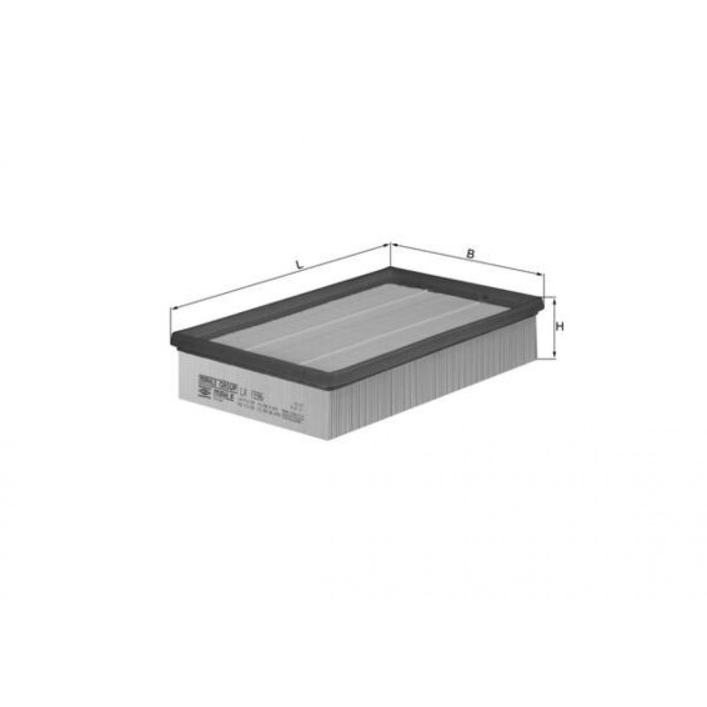 Filtr powietrza MAHLE ORIGINAL LX 1596