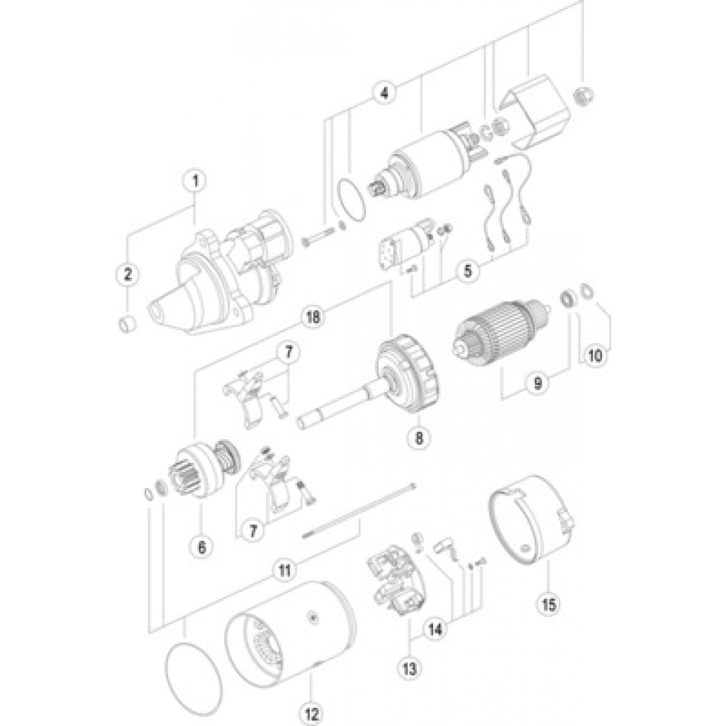 Motorino d'avviamento MAHLE ORIGINAL MS 43