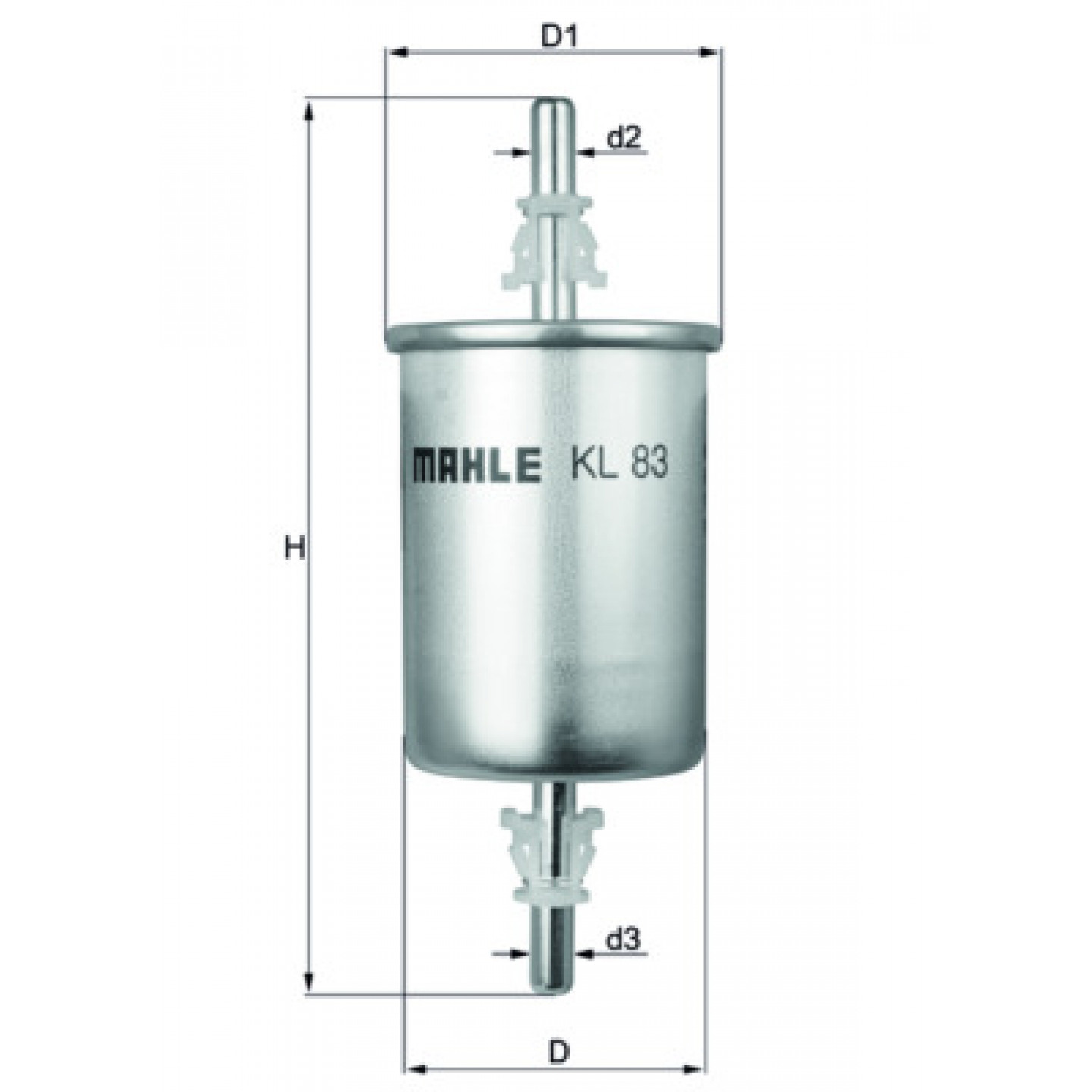 Kraftstofffilter MAHLE ORIGINAL KL 83