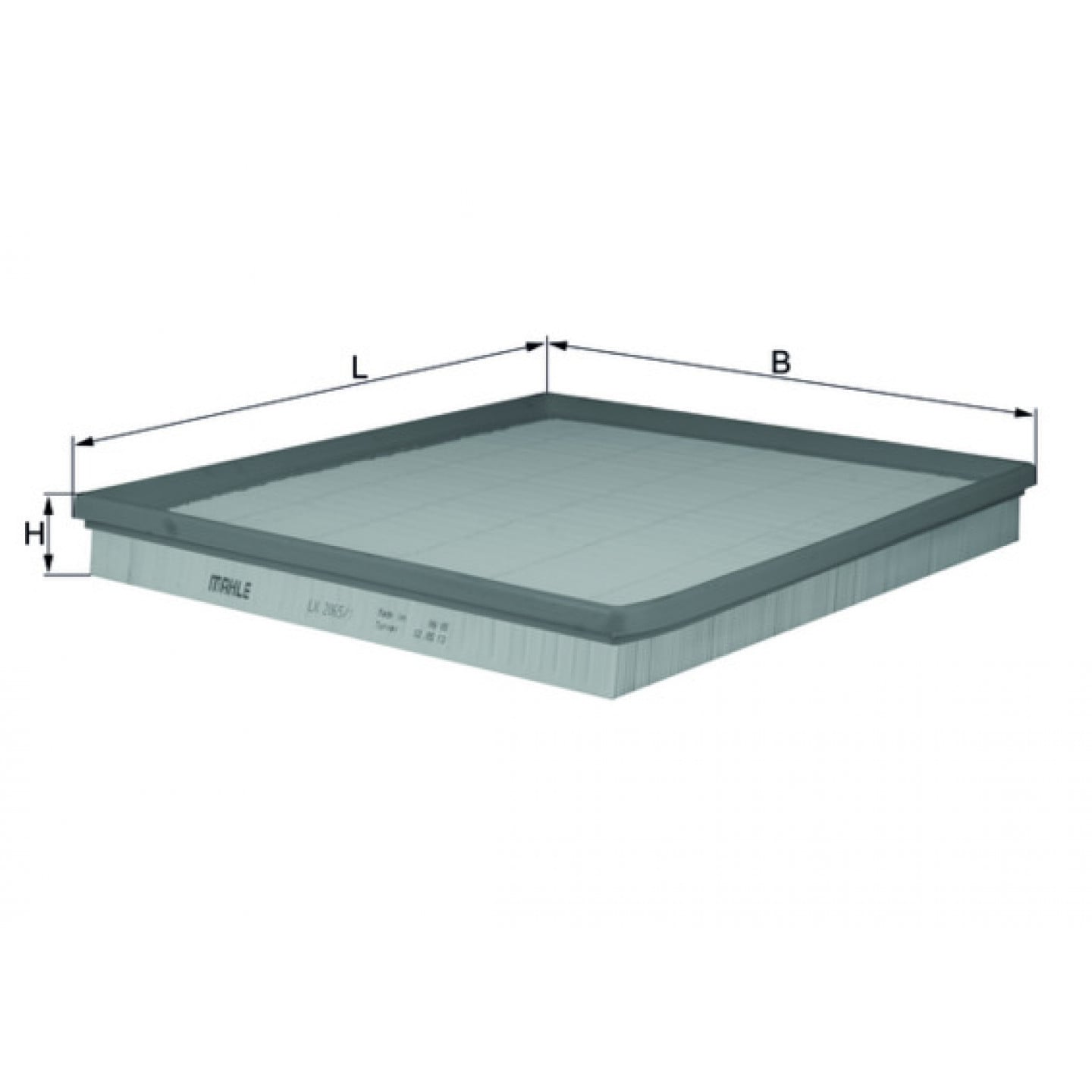 Luftfilter MAHLE ORIGINAL LX 2065/1