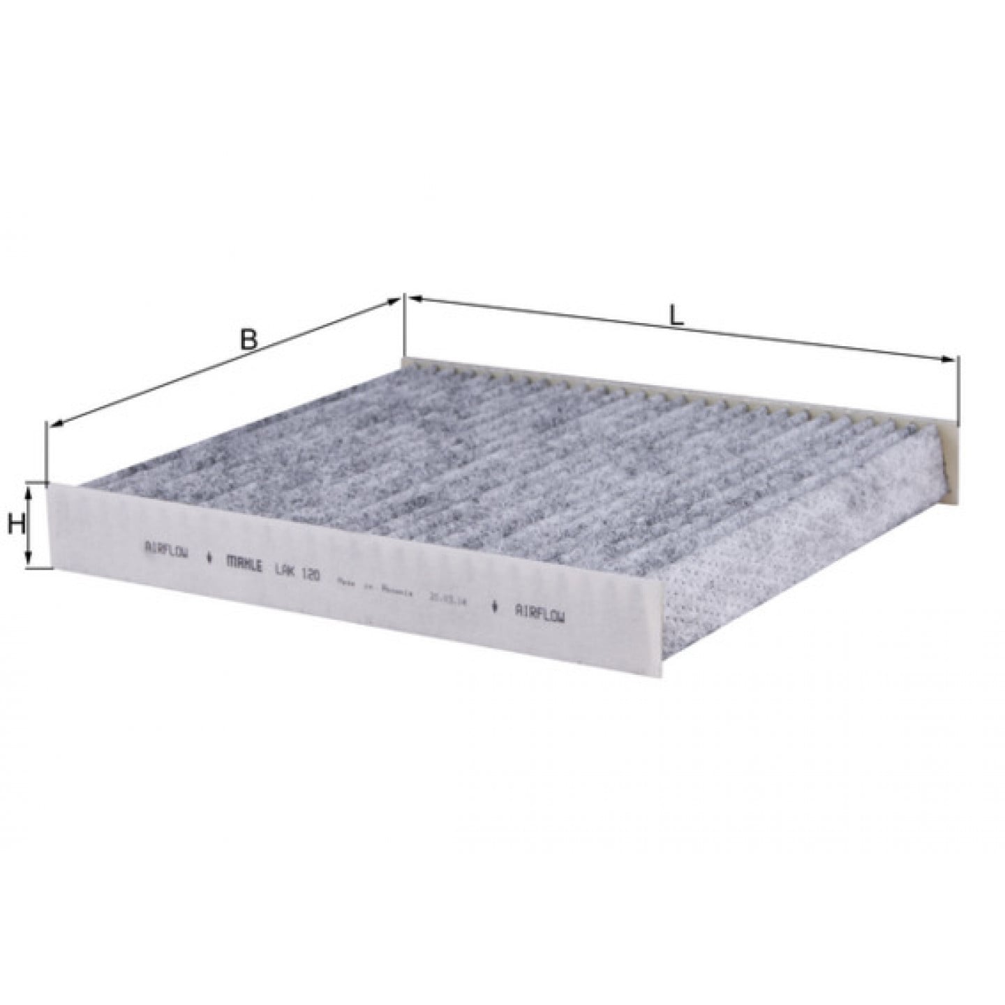 Filter, binnenlucht MAHLE ORIGINAL LAK 120