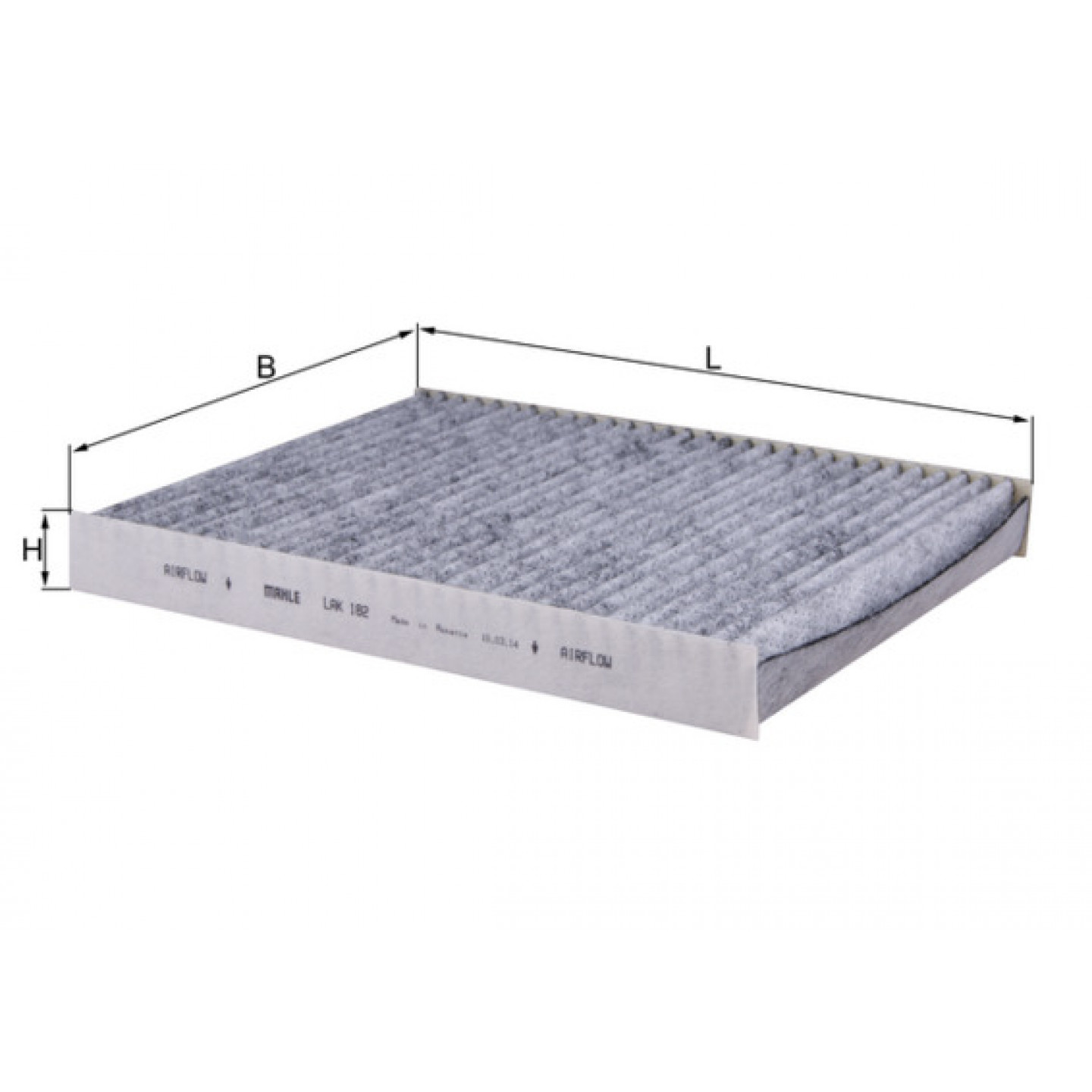Filter, binnenlucht MAHLE ORIGINAL LAK 182