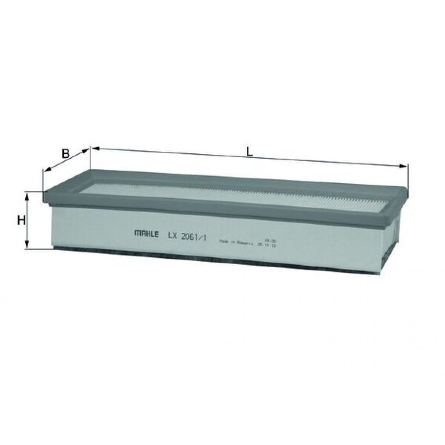 Vzduchový filtr MAHLE ORIGINAL LX 2061/1