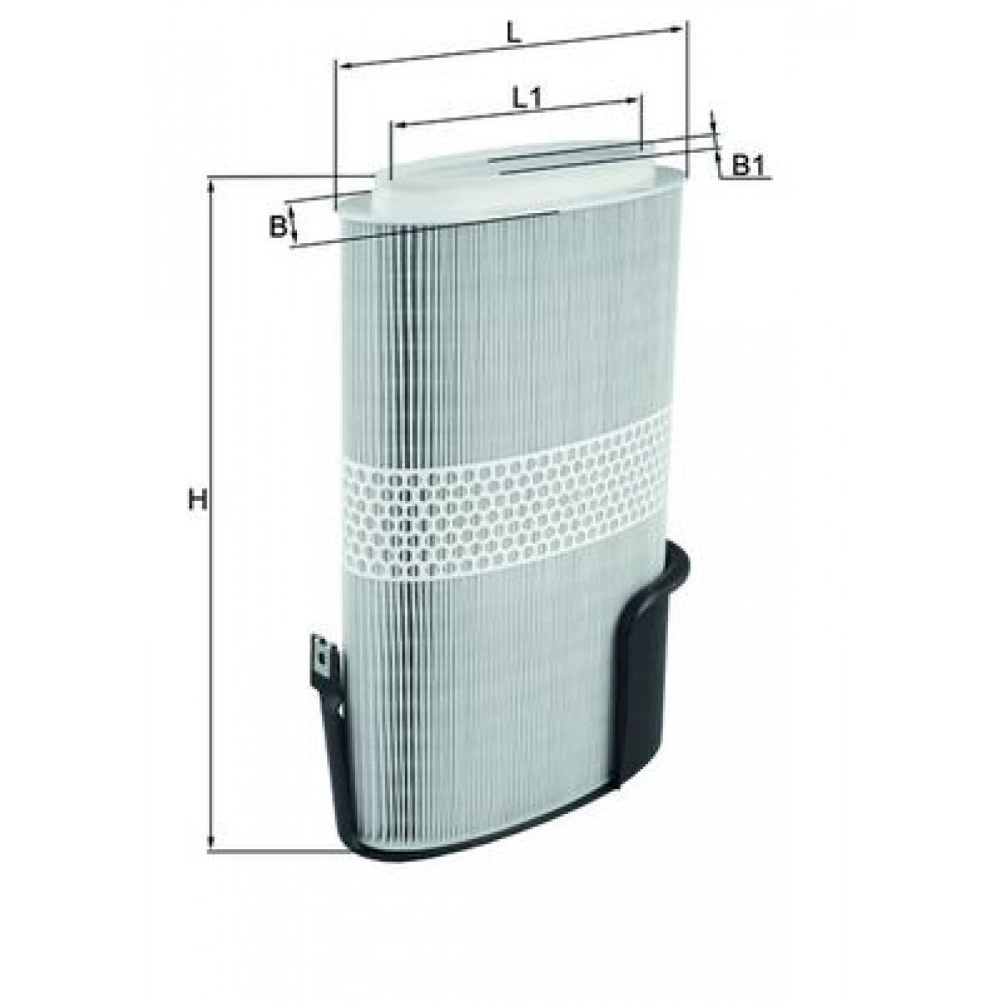 Luchtfilter MAHLE ORIGINAL LX 1009/6