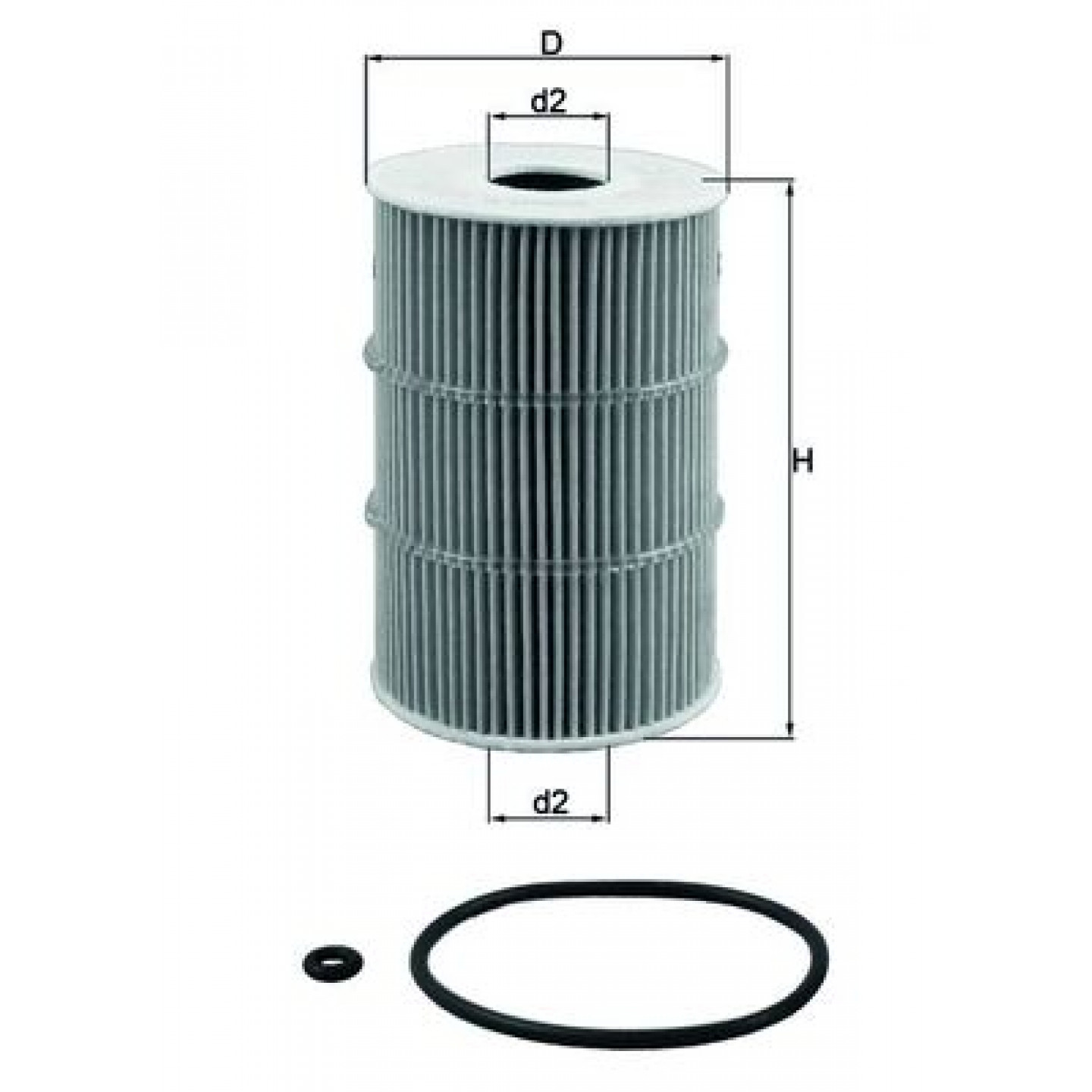 Filtro olio MAHLE ORIGINAL OX 378D