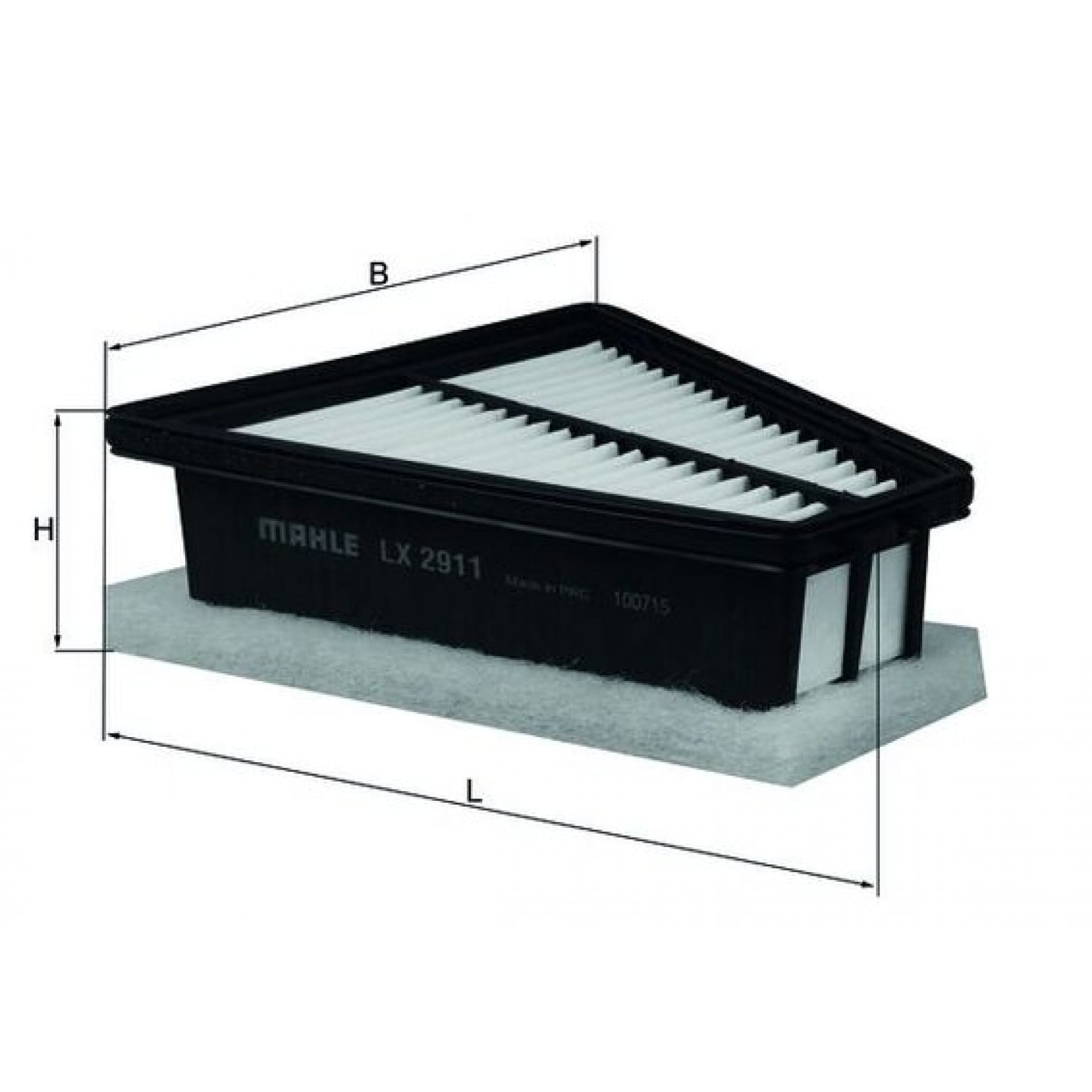 Filtro aria MAHLE ORIGINAL LX 2911