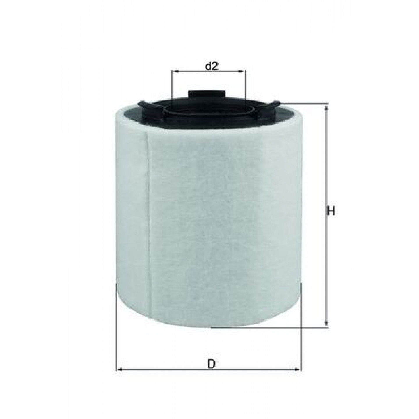 Vzduchový filtr MAHLE ORIGINAL LX 2831