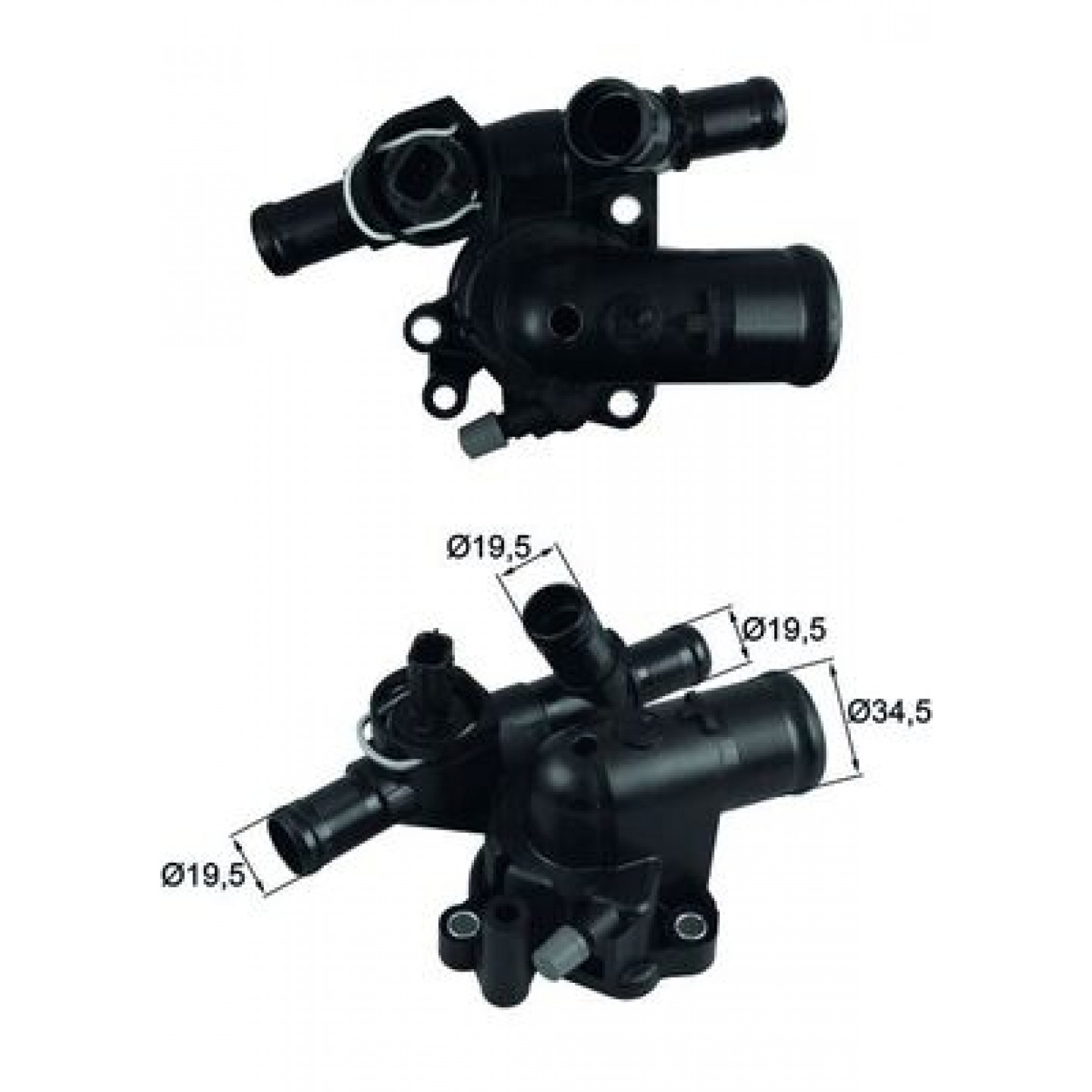 Termostat, chladivo MAHLE ORIGINAL TI 248 83