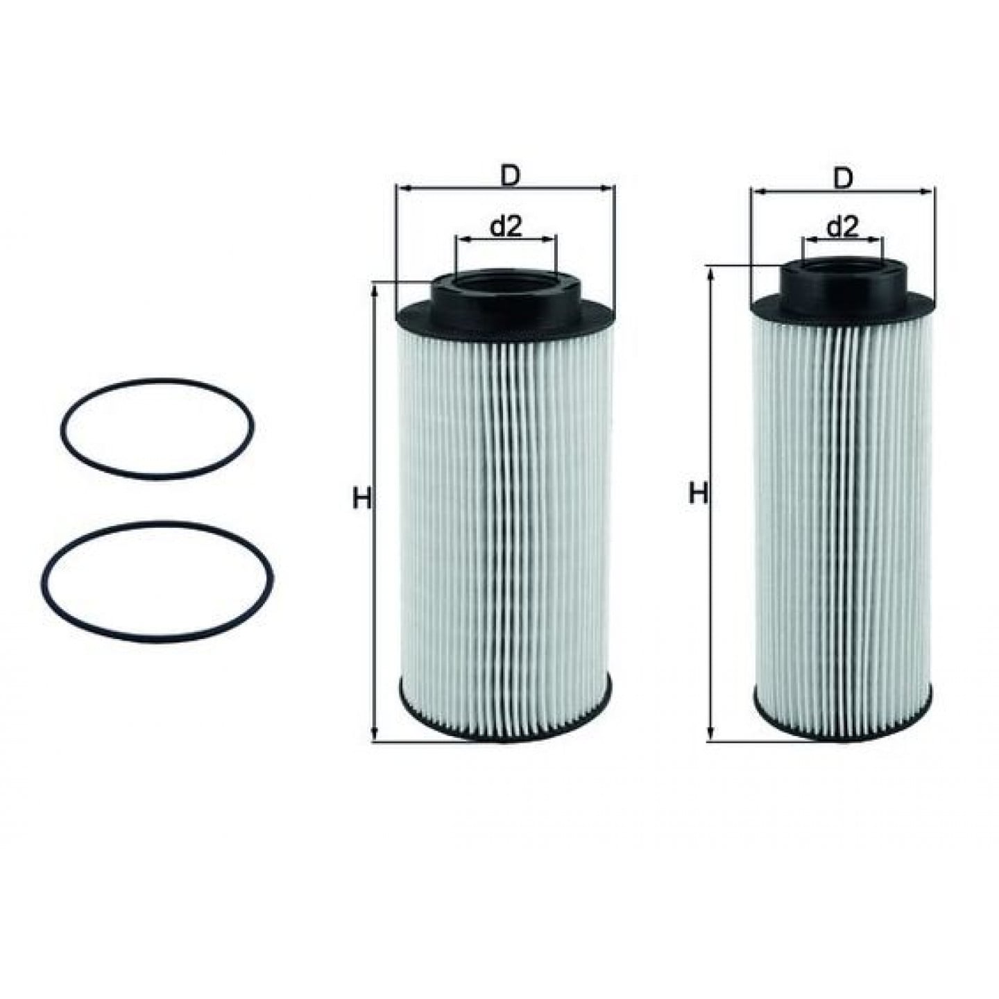 Palivový filtr MAHLE ORIGINAL KX 439KIT
