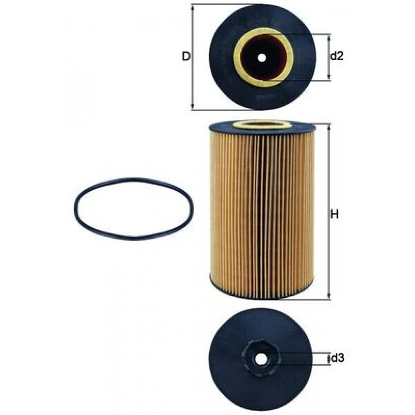 Filtro olio MAHLE ORIGINAL OX 426D