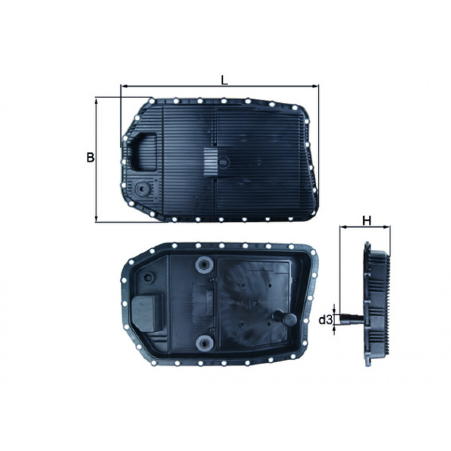 Oliekuip, automaat MAHLE ORIGINAL HX 154