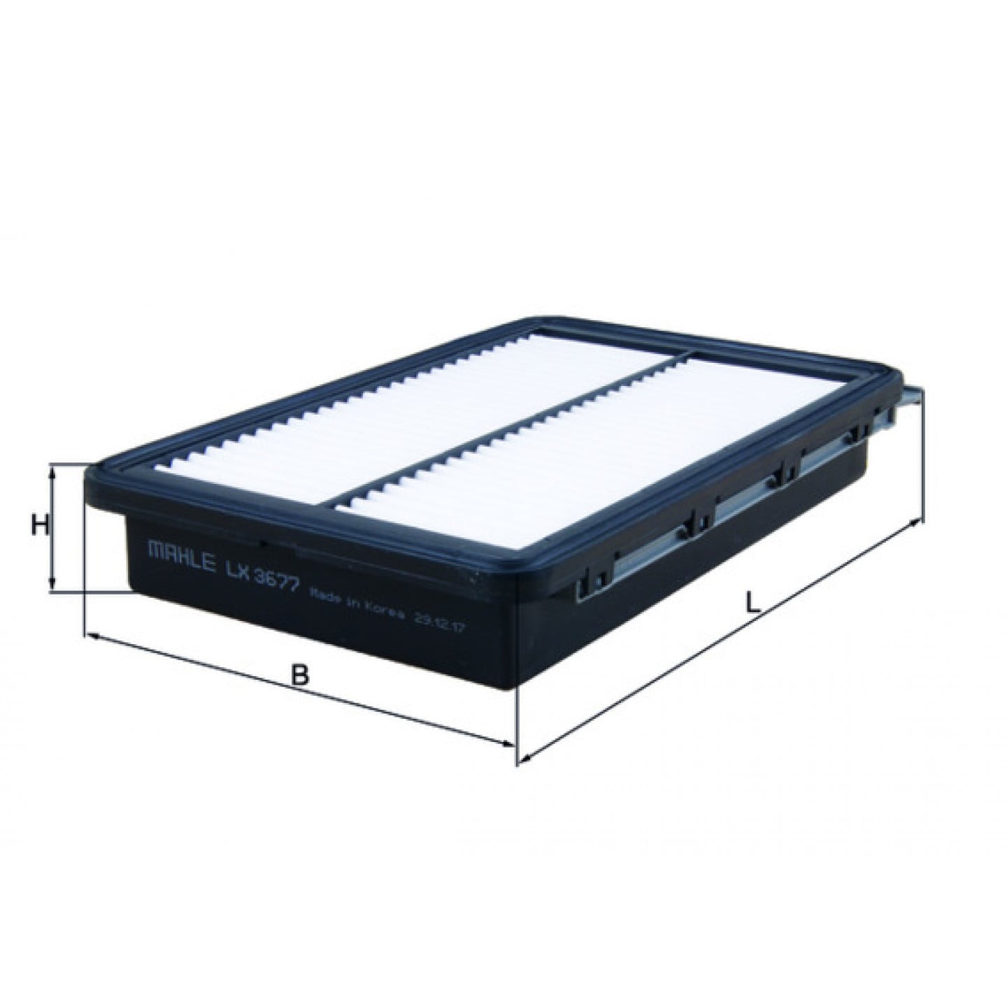 فلتر هواء MAHLE ORIGINAL LX 3677