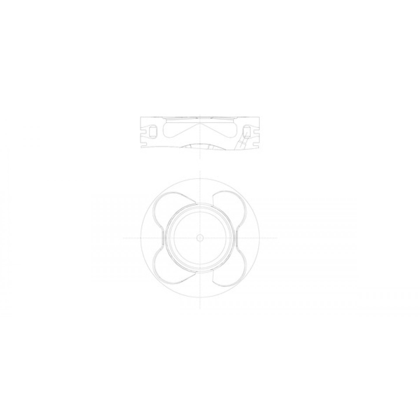 Píst MAHLE ORIGINAL 081 PI 00112 000