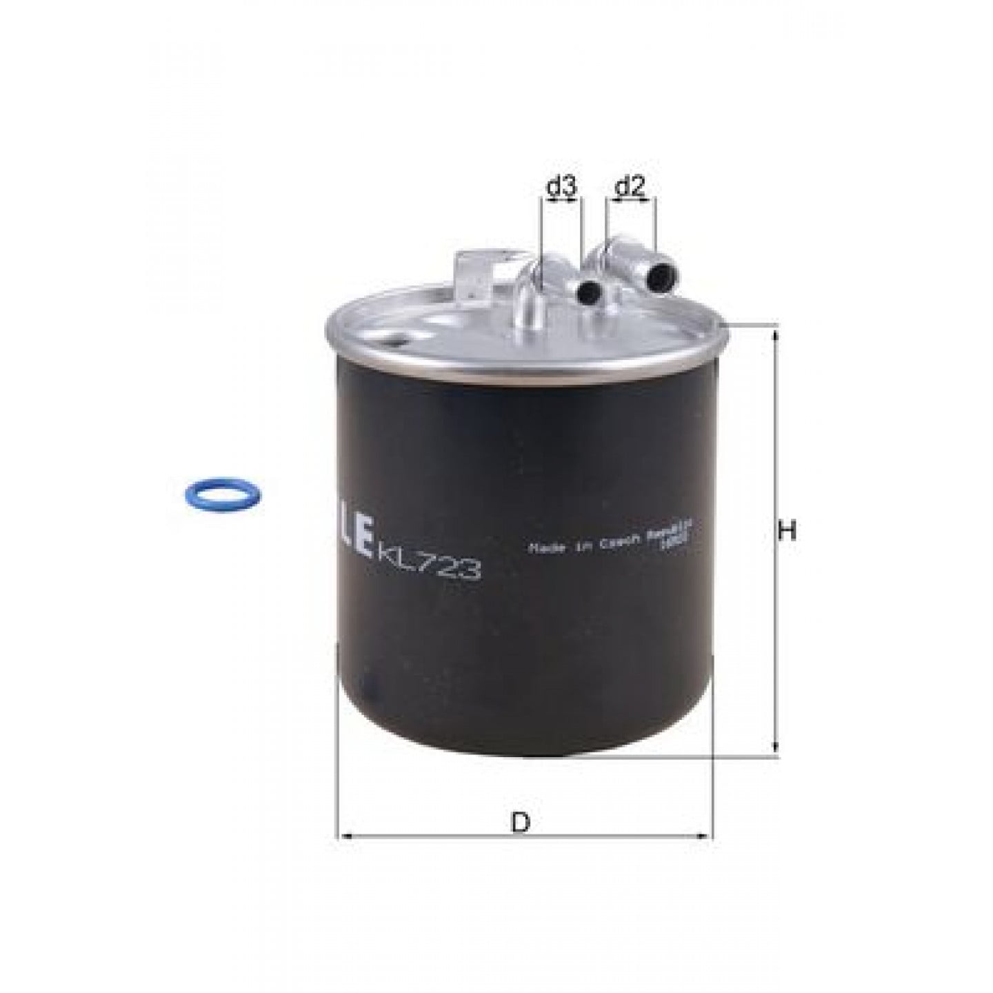 Filtro combustible MAHLE ORIGINAL KL 723D