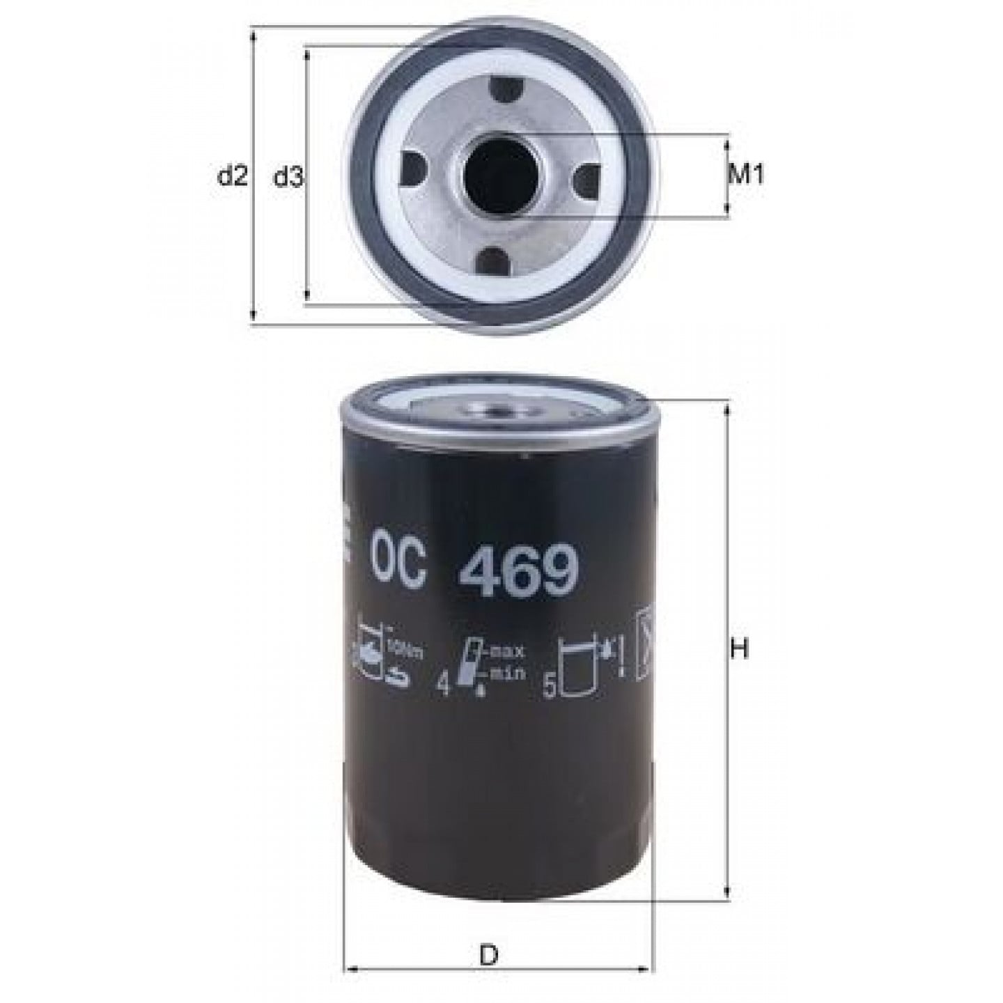 Filtr oleju MAHLE ORIGINAL OC 469
