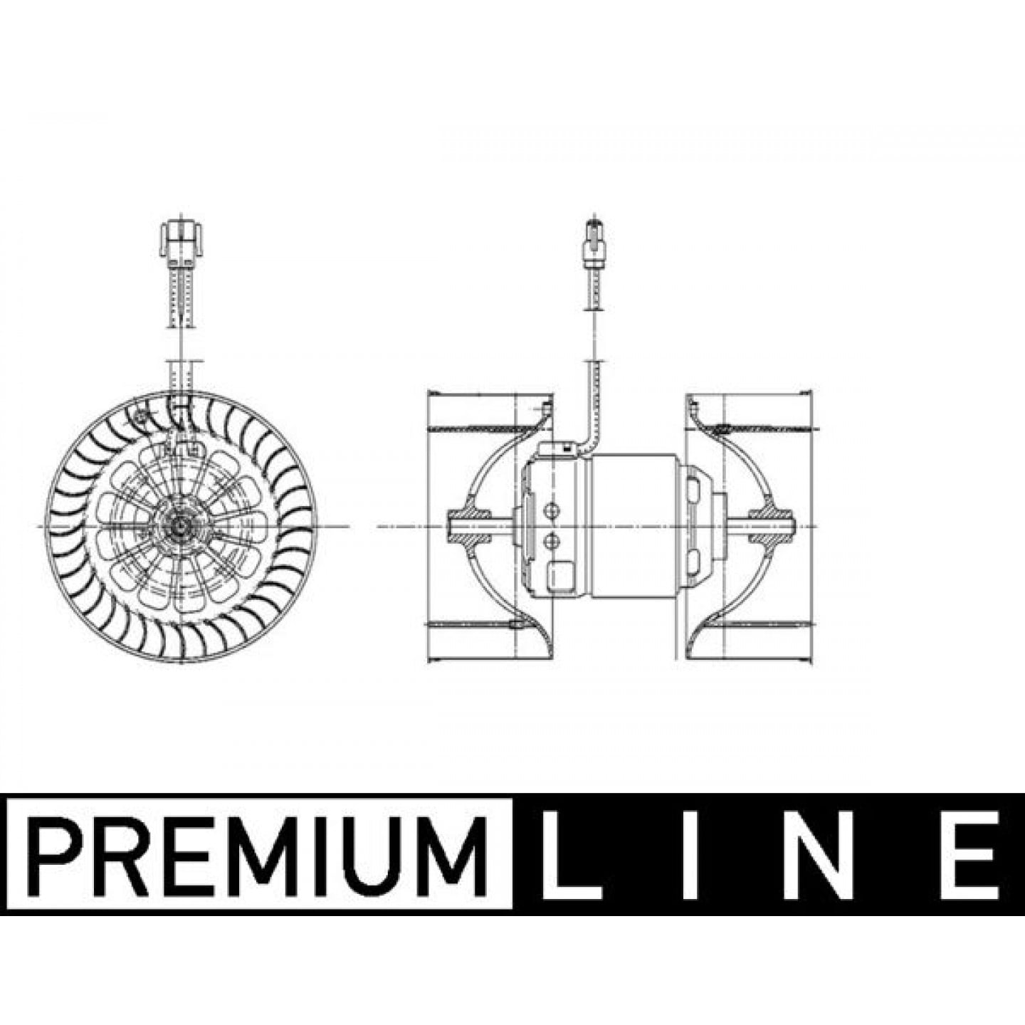 Interieurventilatie MAHLE ORIGINAL AB 55 000P