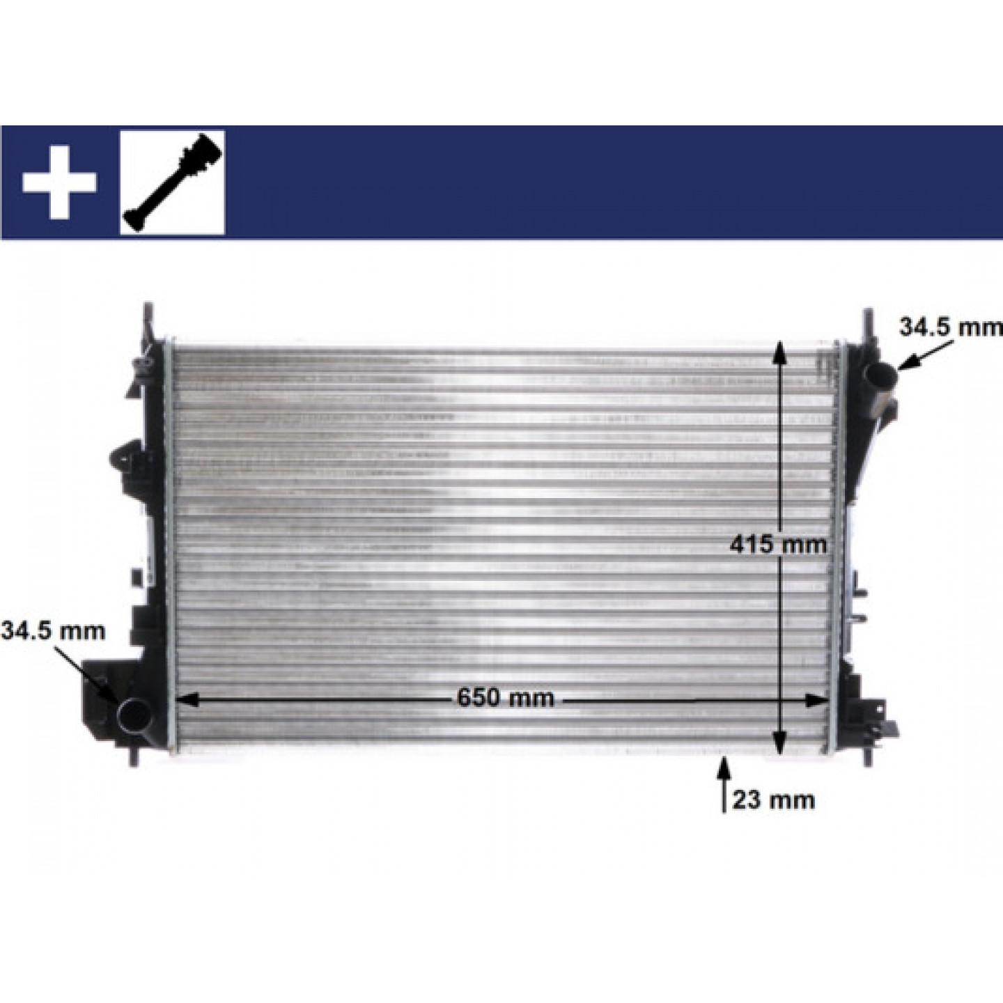 Radiateur MAHLE ORIGINAL CR 40 000S