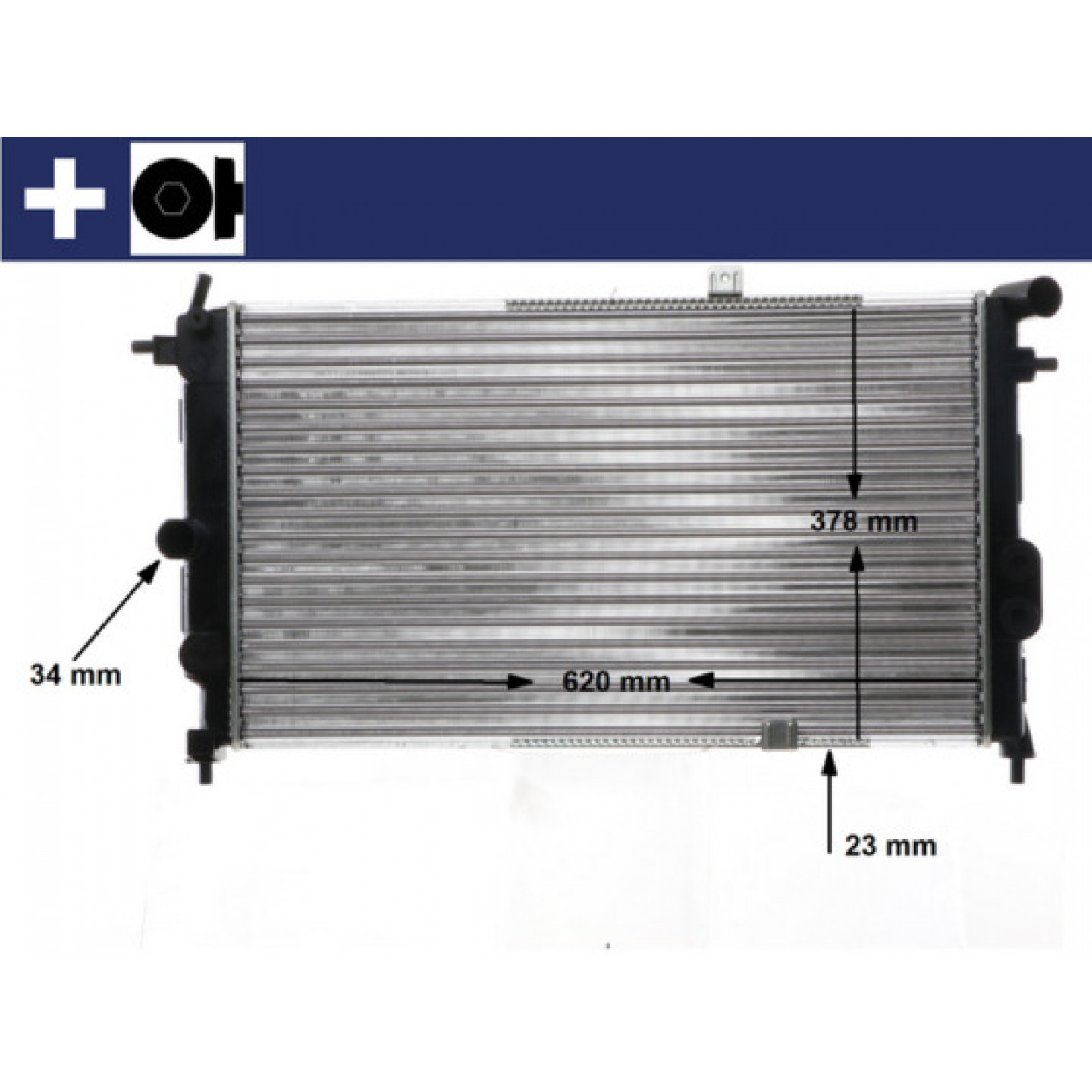 Radiateur MAHLE ORIGINAL CR 438 000S