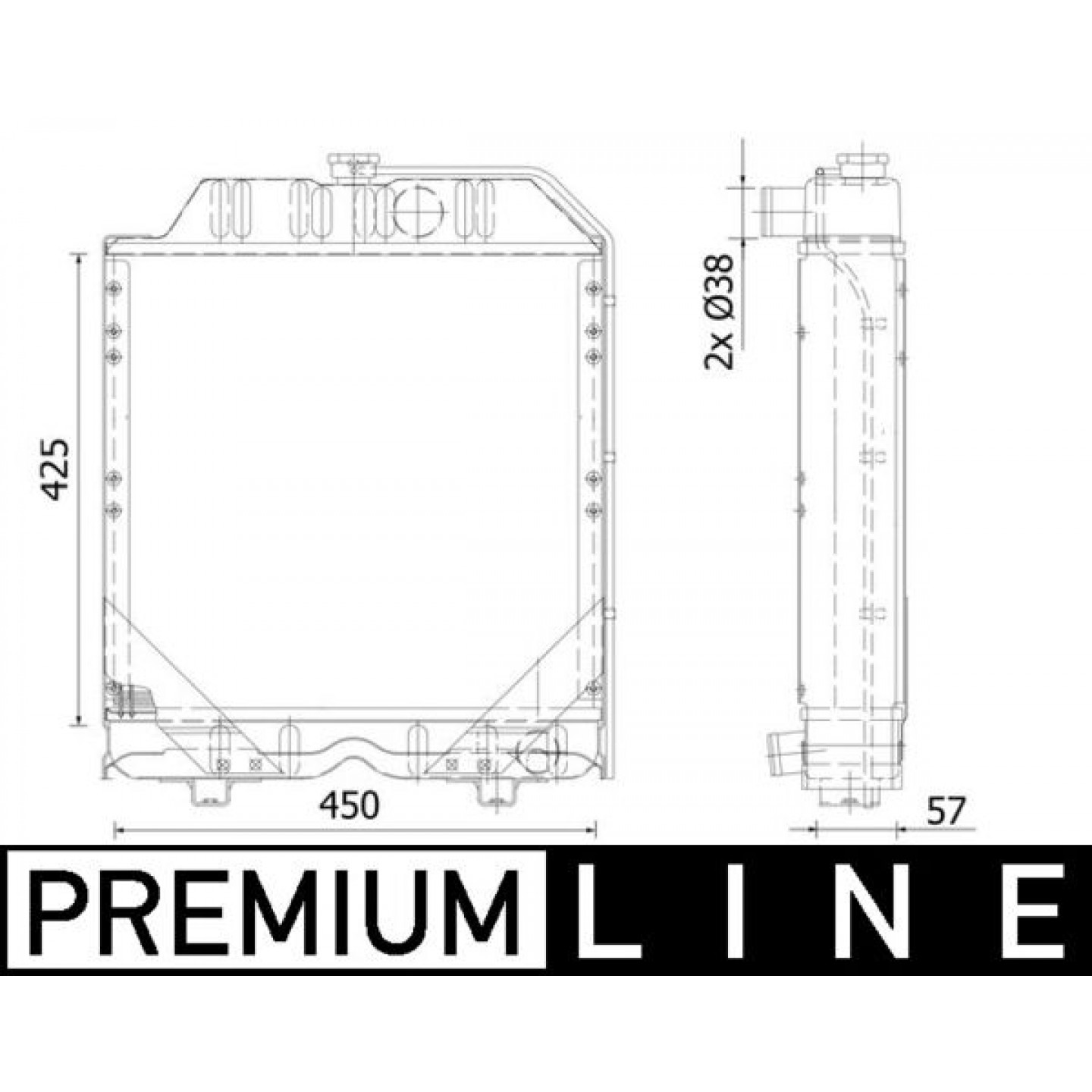 Radiateur MAHLE ORIGINAL CR 2291 000P