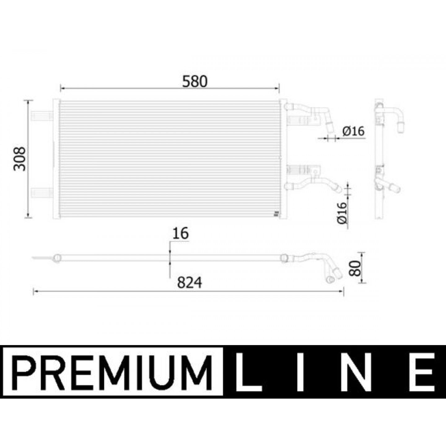 Radiateur MAHLE ORIGINAL CR 935 000P