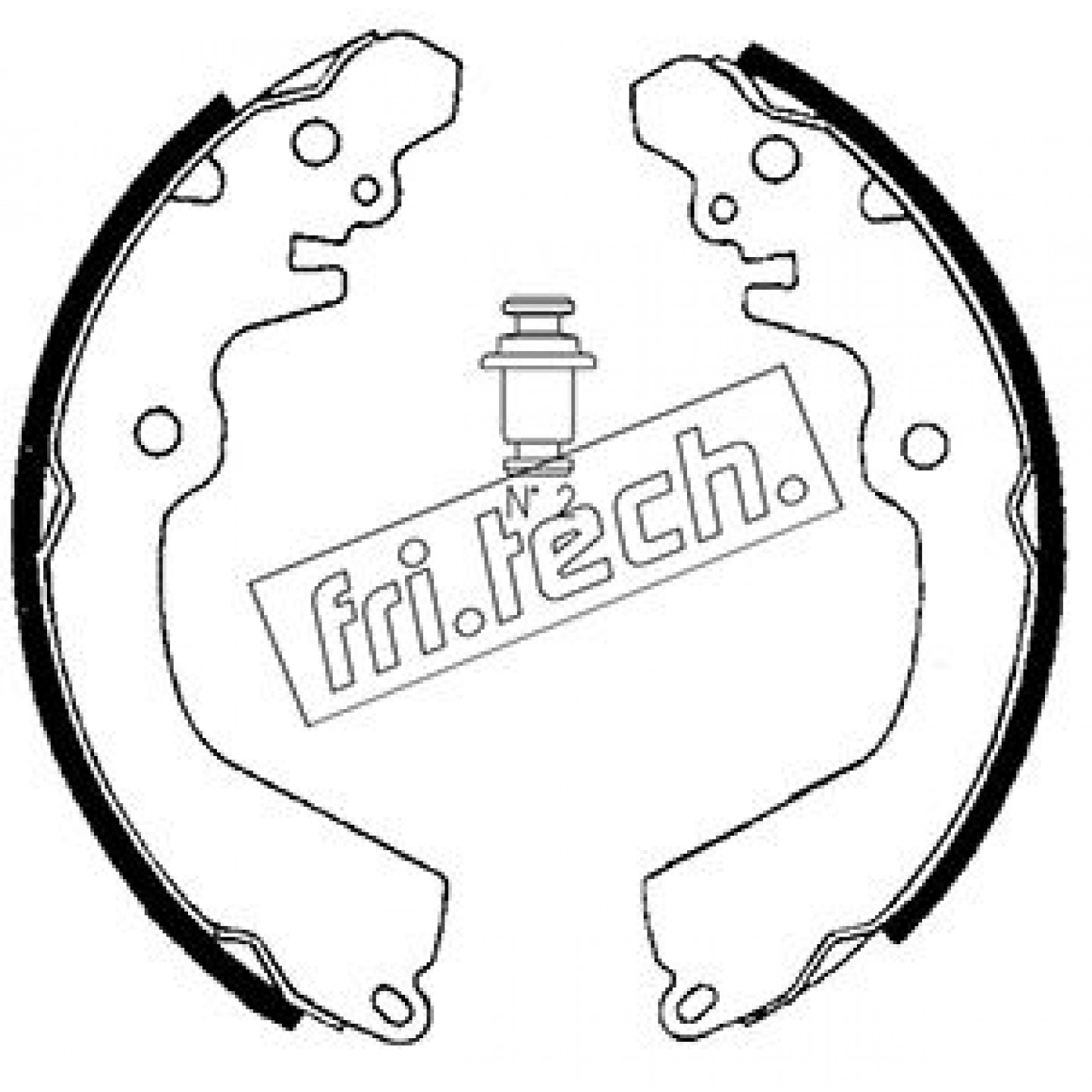 Bremsbackensatz fri.tech. 1064.167