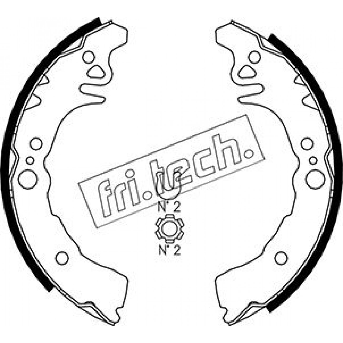 Bremsbackensatz fri.tech. 1115.305