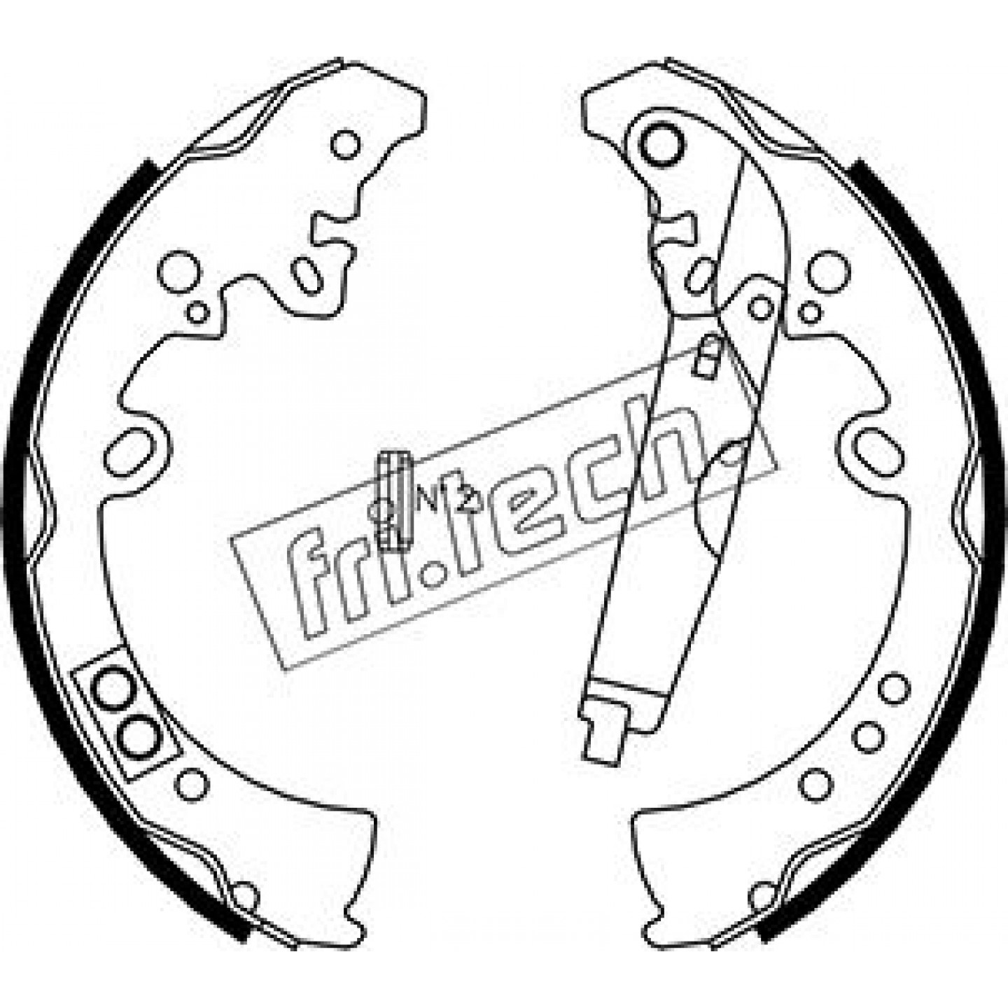 Bremsbackensatz fri.tech. 1115.317