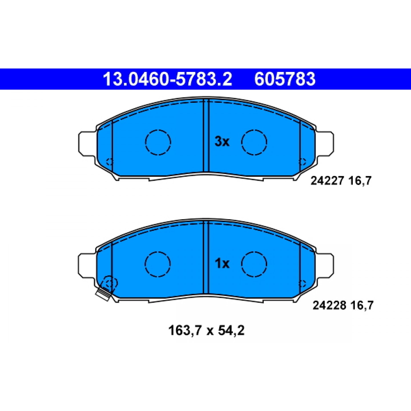 Bremseklodser ATE 13.0460-5783.2