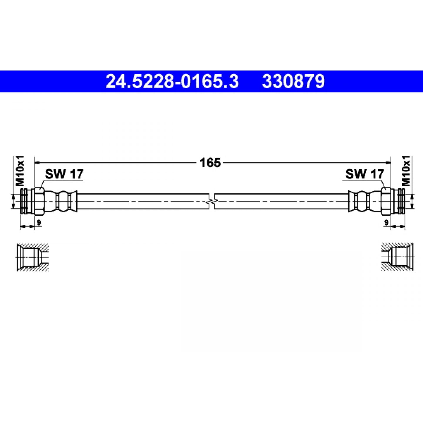 Bremseslange ATE 24.5228-0165.3
