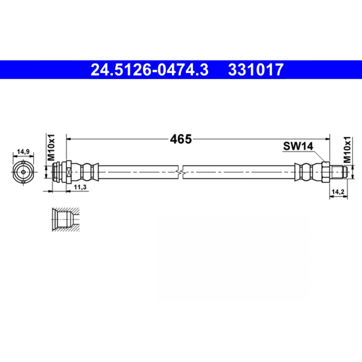 Remslang ATE 24.5126-0474.3
