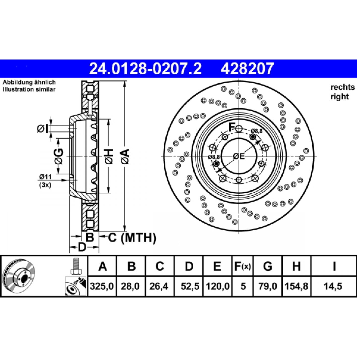 Discofreno ATE 24.0128-0207.2