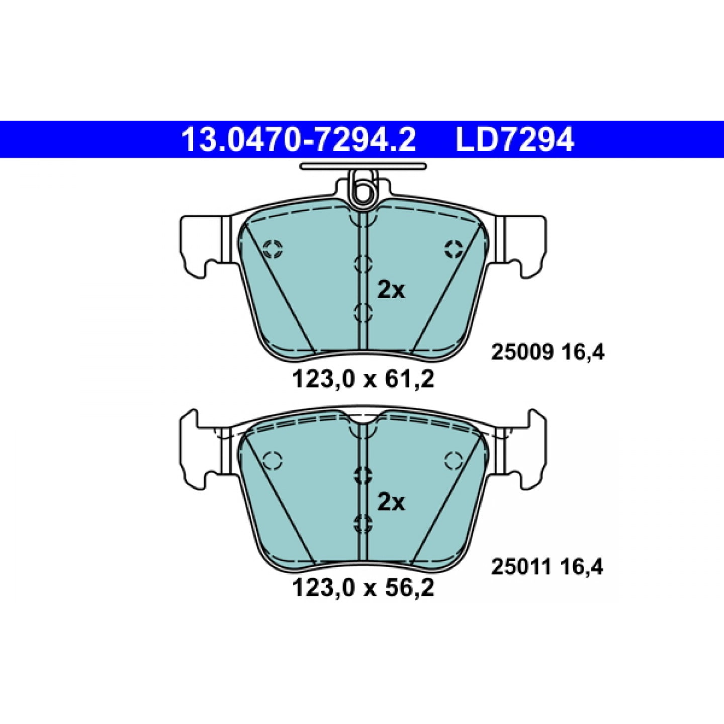 Set pastiglie freno, freno a disco MERITOR MDP3143K