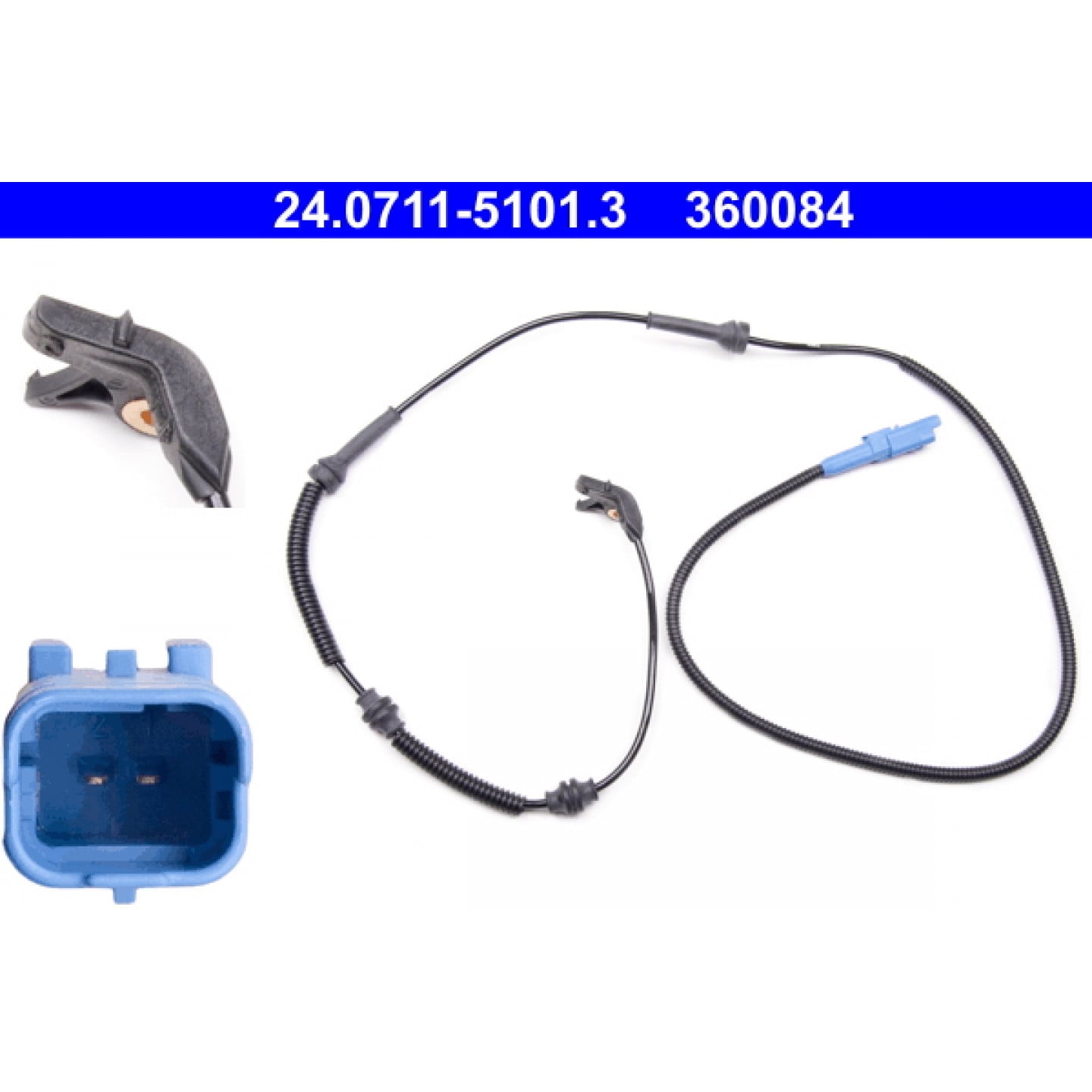 ABS Sensor ATE 24.0711-5101.3