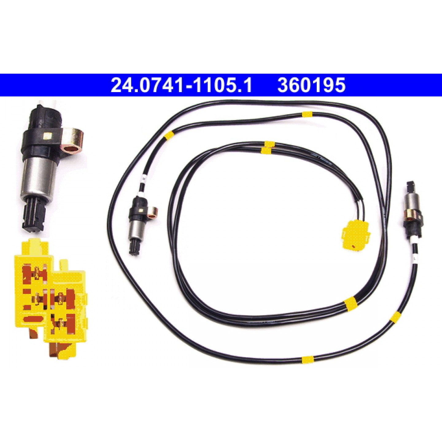 ABS Sensor ATE 24.0741-1105.1
