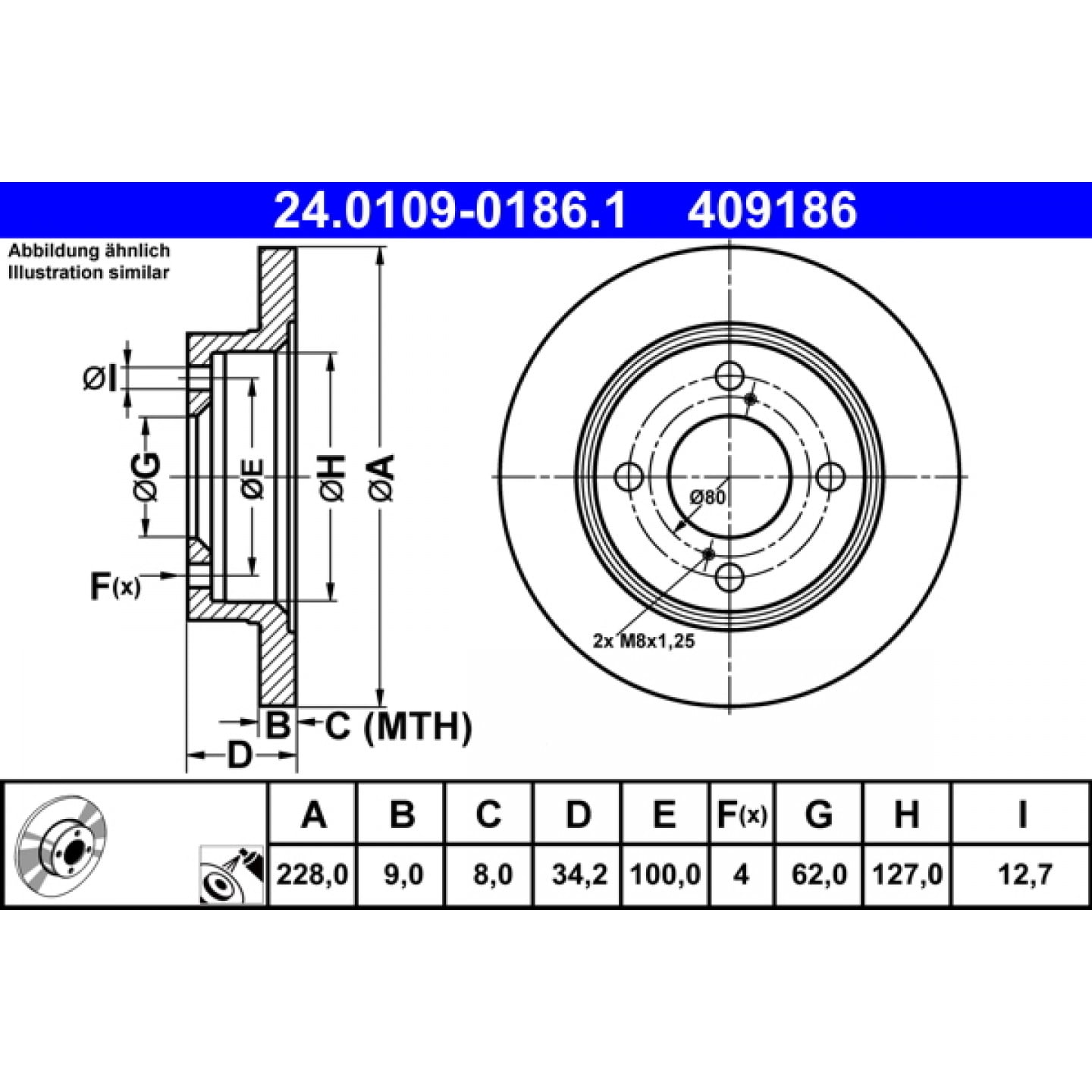 Discofreno ATE 24.0109-0186.1