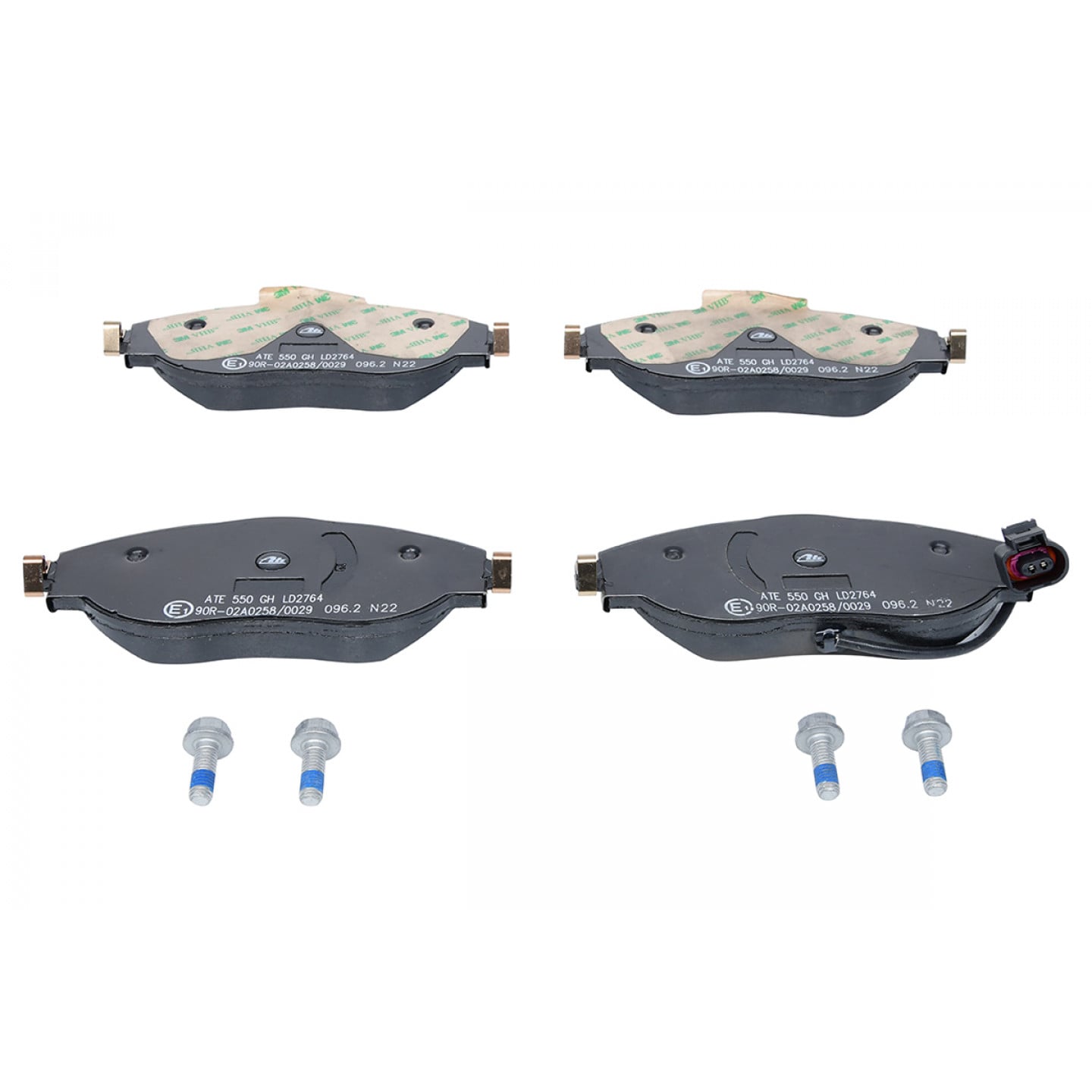 Brake Pad Set, disc brake ATE 13.0470-2764.2 - Trodo.com
