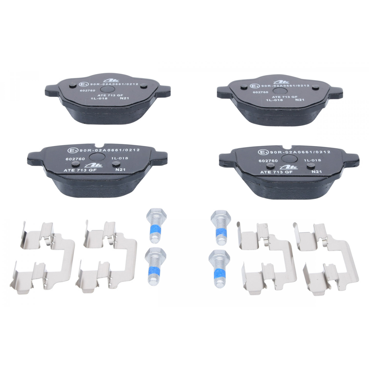 ATE 13046029232 - Set Pastiglie Freno A Disco Con Bulloni Pinza - Per Sistema Lucas/TRW - 5