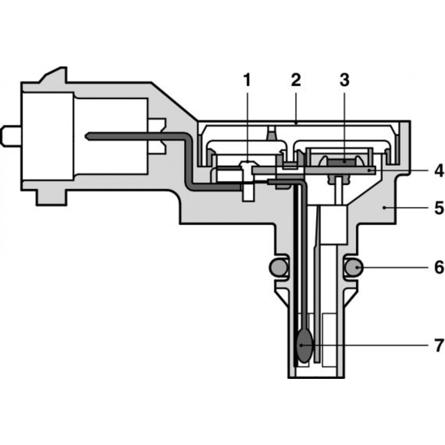 Sensor, boost pressure BOSCH 0 281 002 487