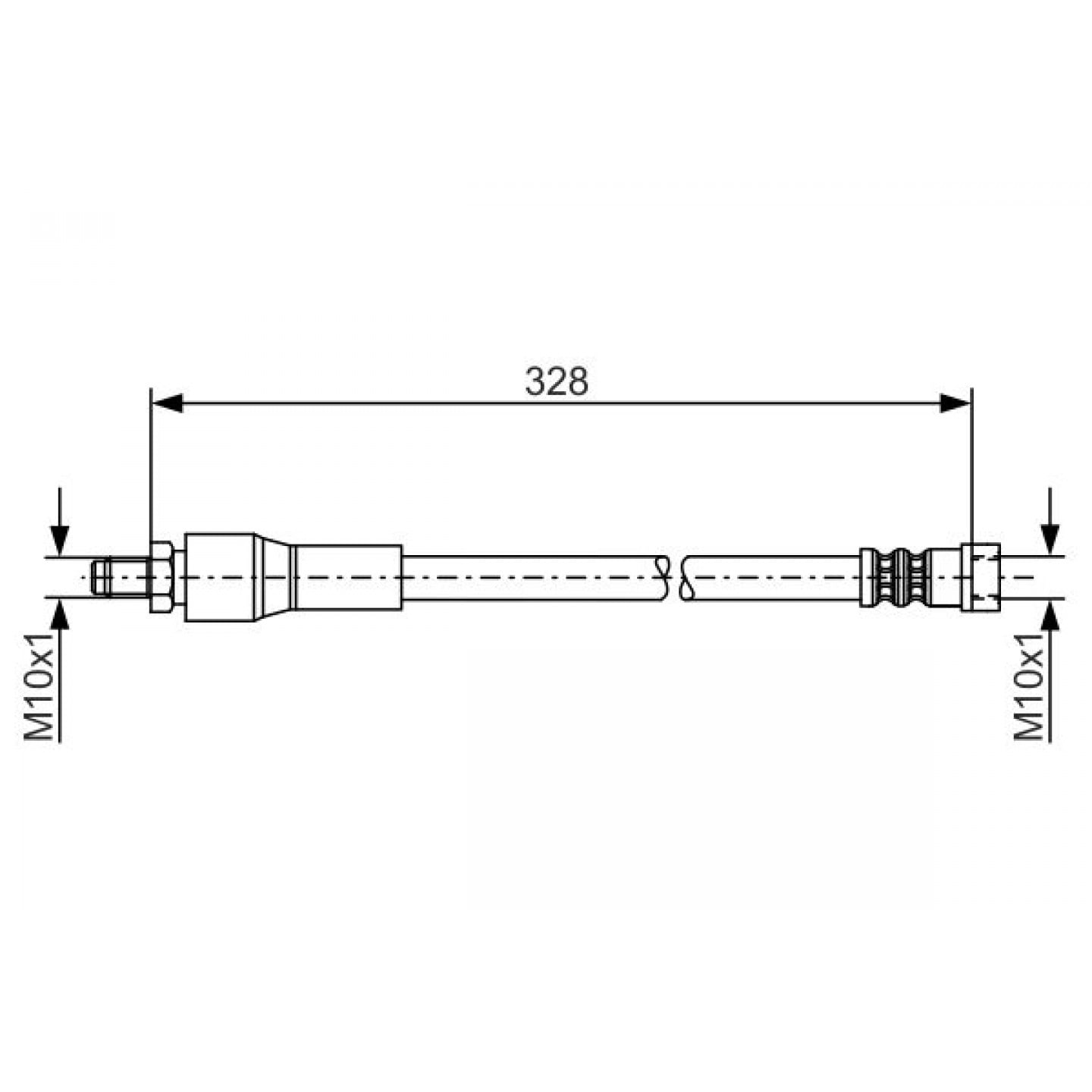 Bremsschlauch BOSCH 1 987 481 001